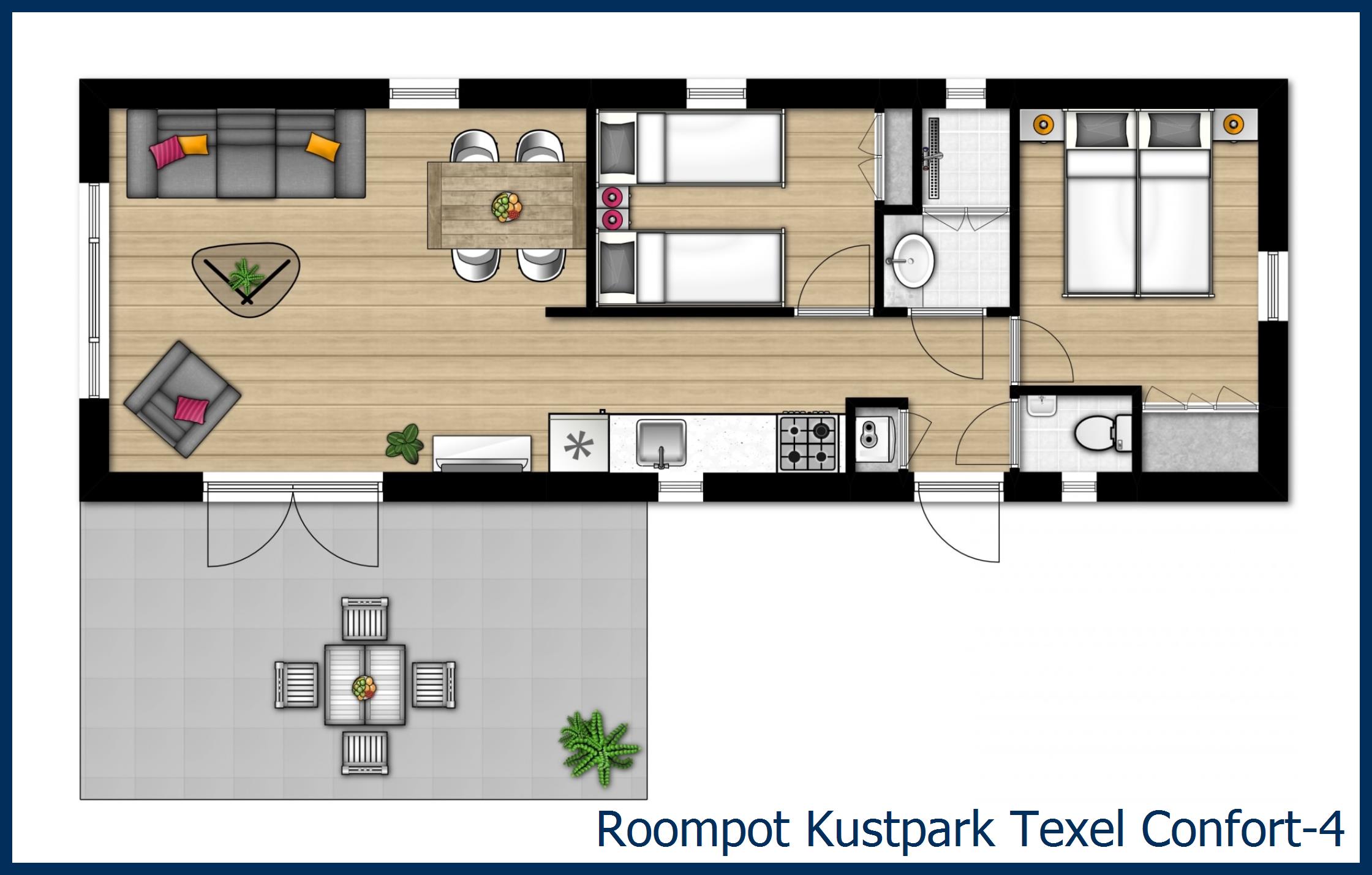 Chalet Confort-4 à Kustpark Texel