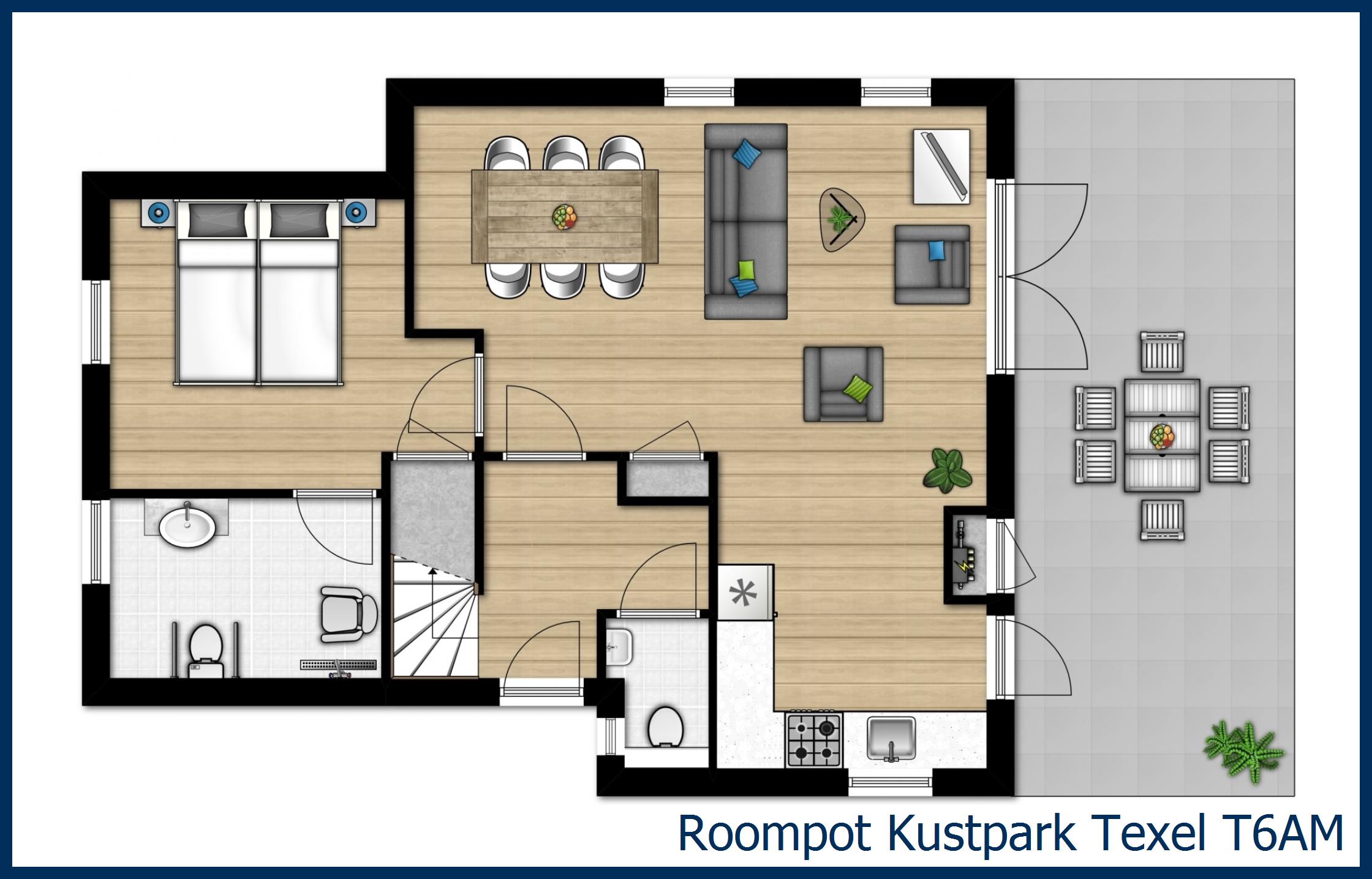 Bungalow T6AM à Kustpark Texel