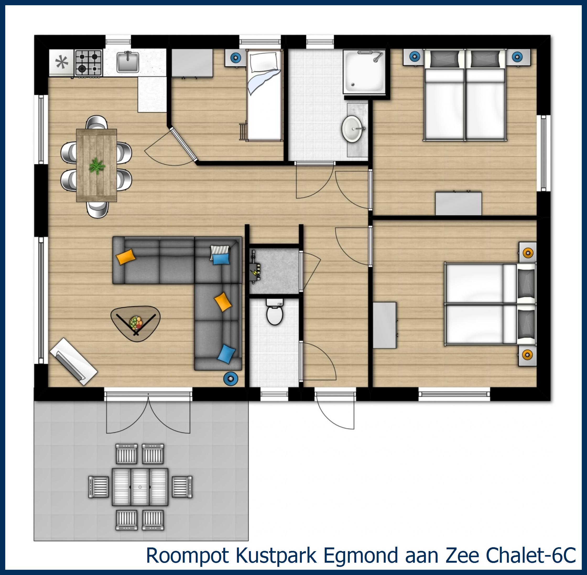 Chalet 6C in Kustpark Egmond aan Zee