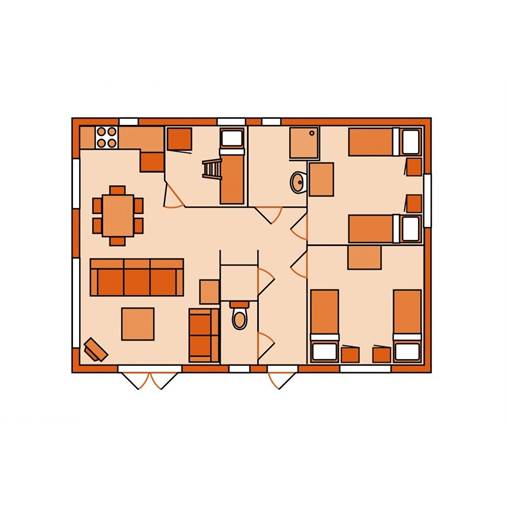 Chalet EM6K in Kustpark Egmond aan Zee