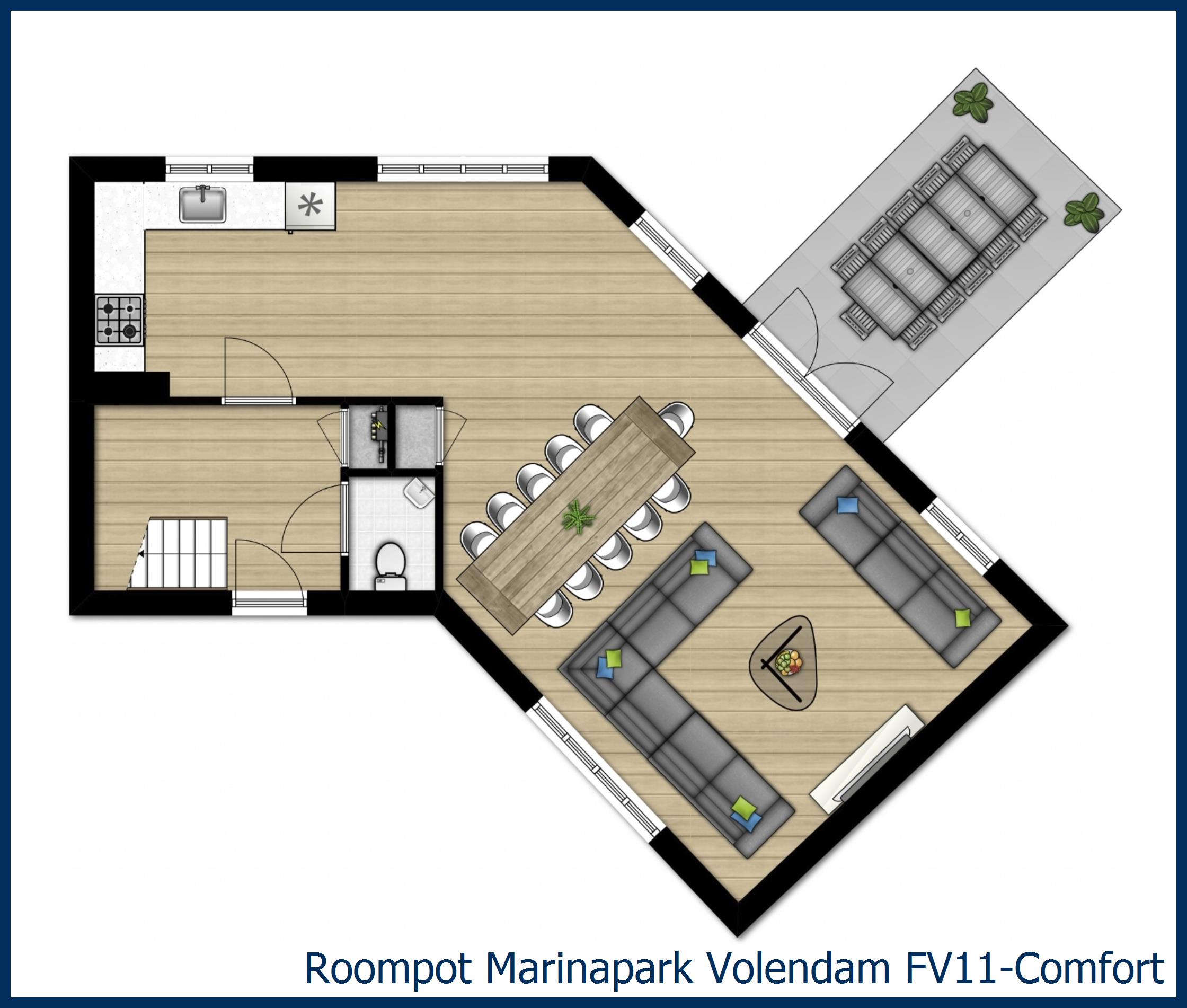 Bungalow FV11-Comfort à Marinapark Volendam