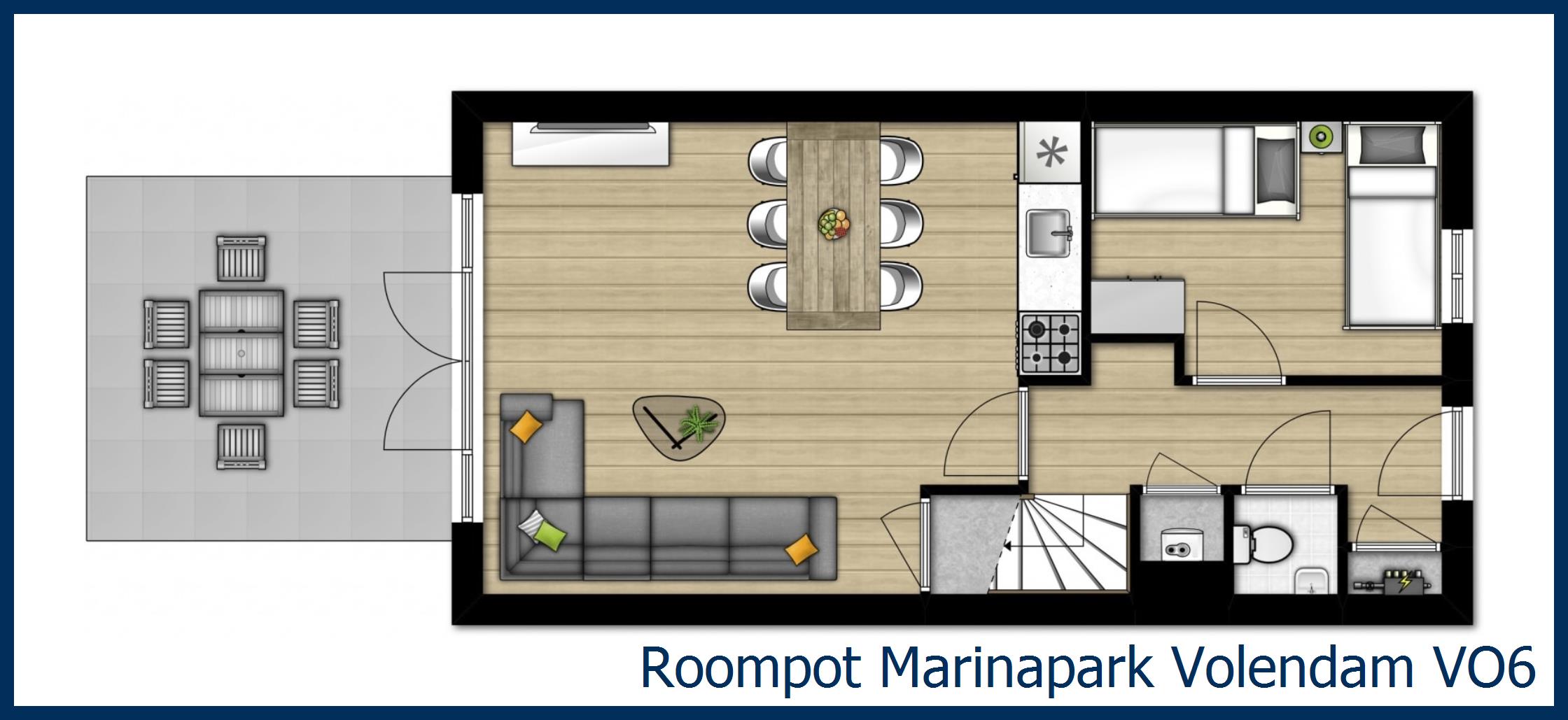 Bungalow VO6 à Marinapark Volendam