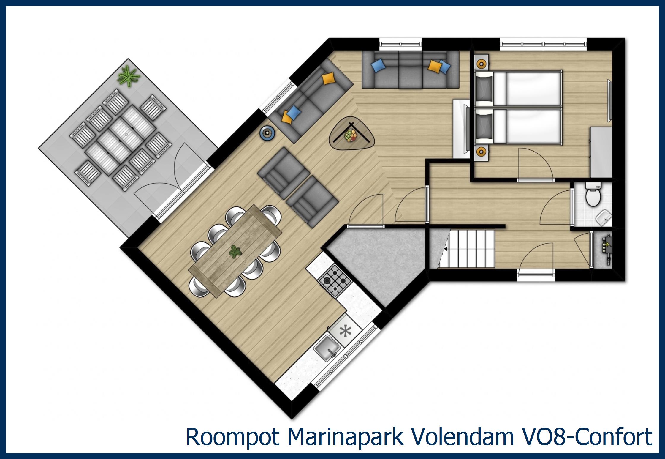 Bungalow VO8-Confort à Marinapark Volendam