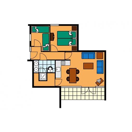 Bungalow KVV4 in Klein Vink