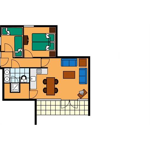 Bungalow KV4 à Klein Vink