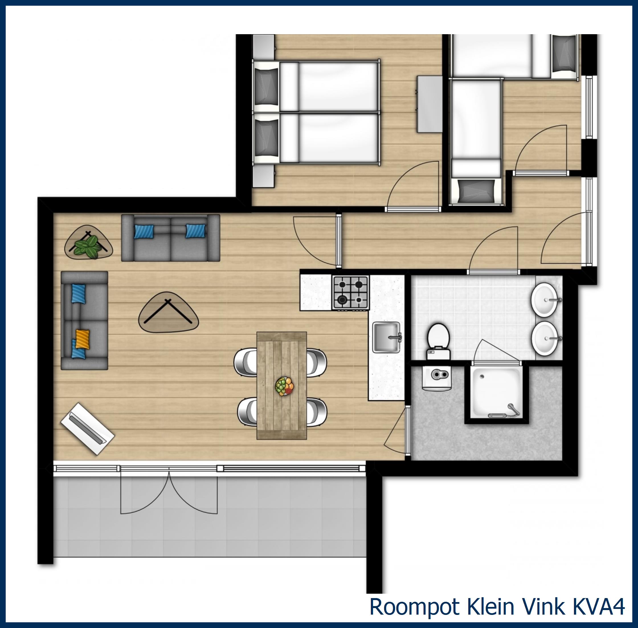 Bungalow KVA4 à Klein Vink