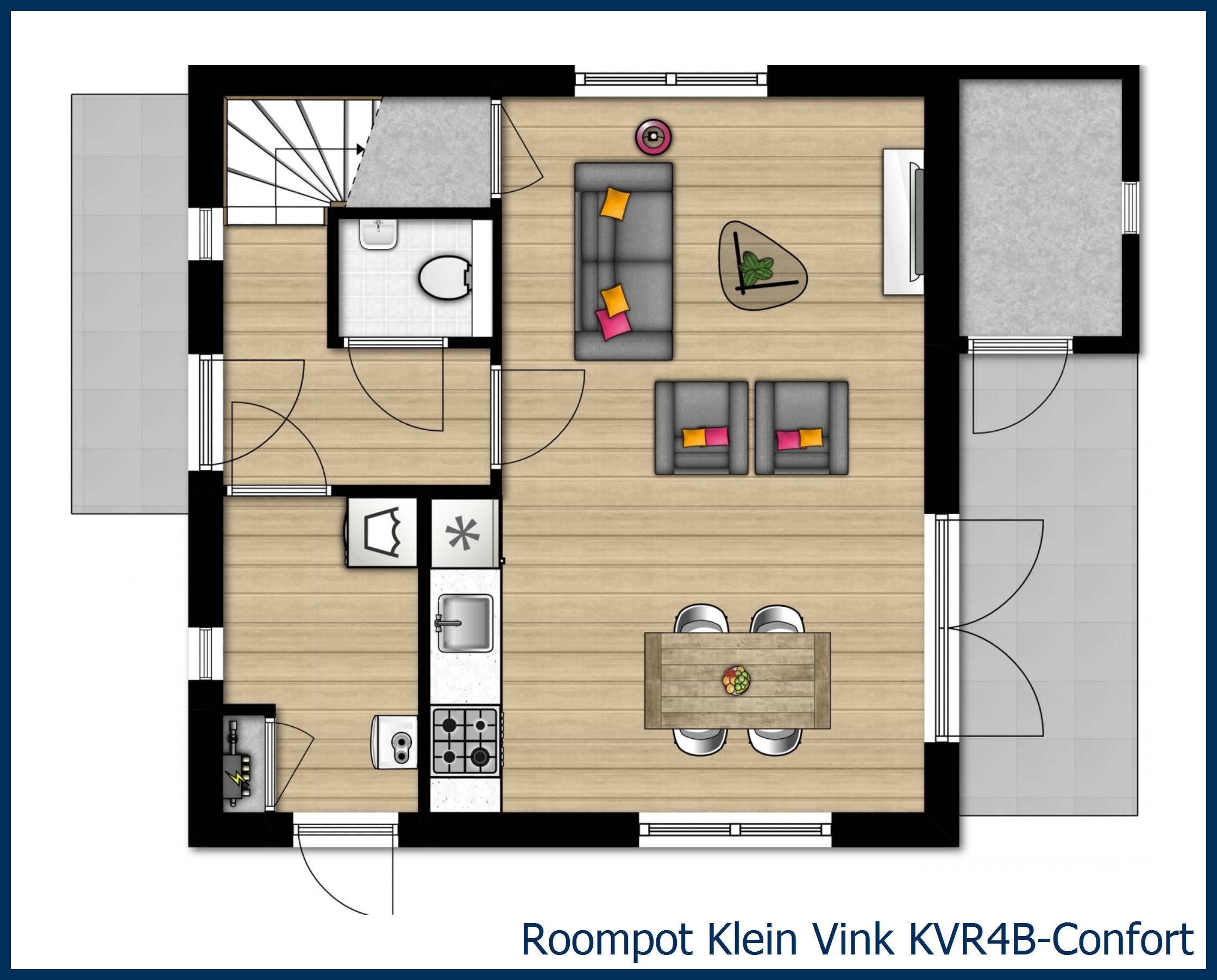 Villa KVR4B-Confort à Klein Vink