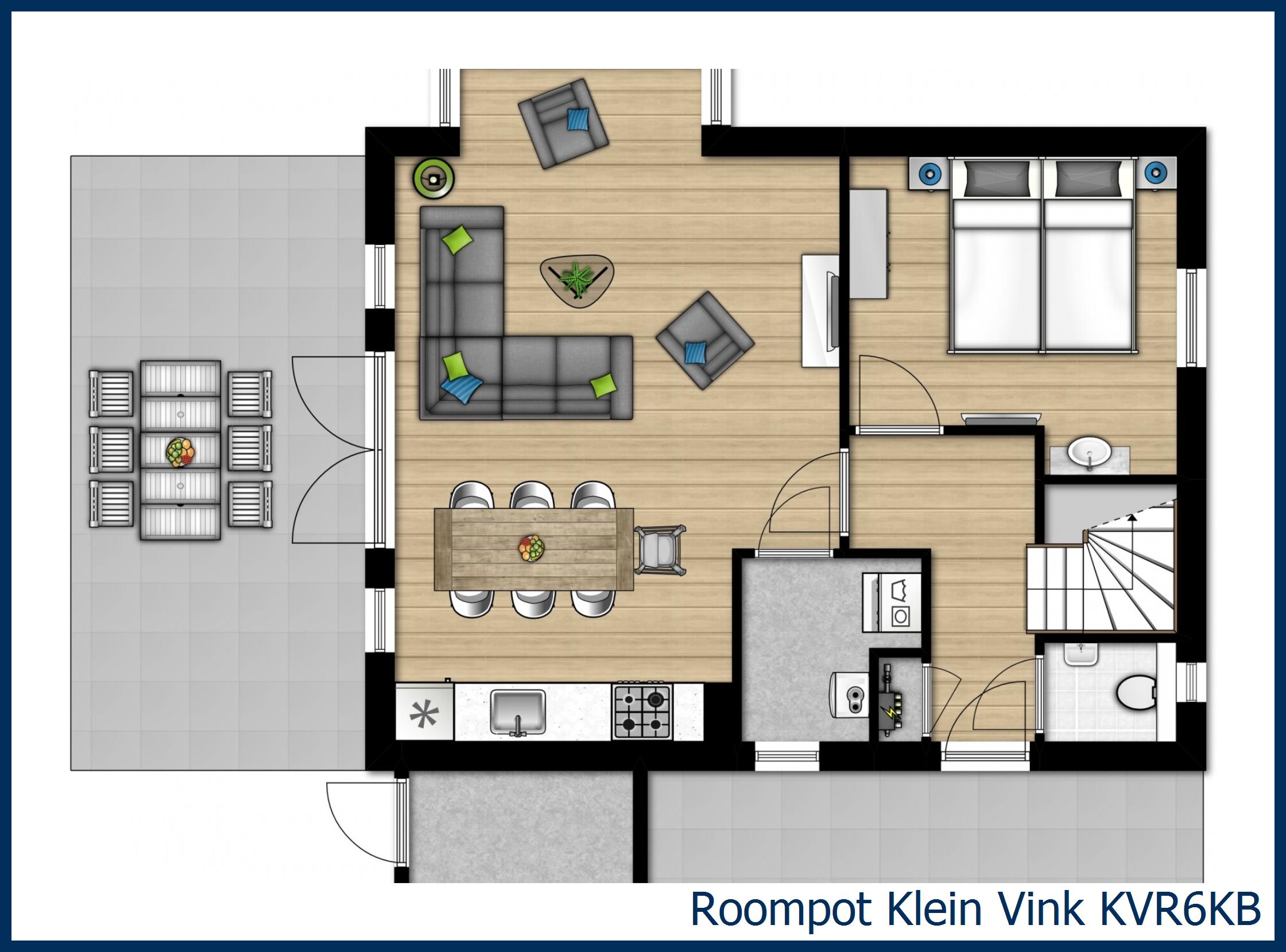 Bungalow KVR6KB à Klein Vink