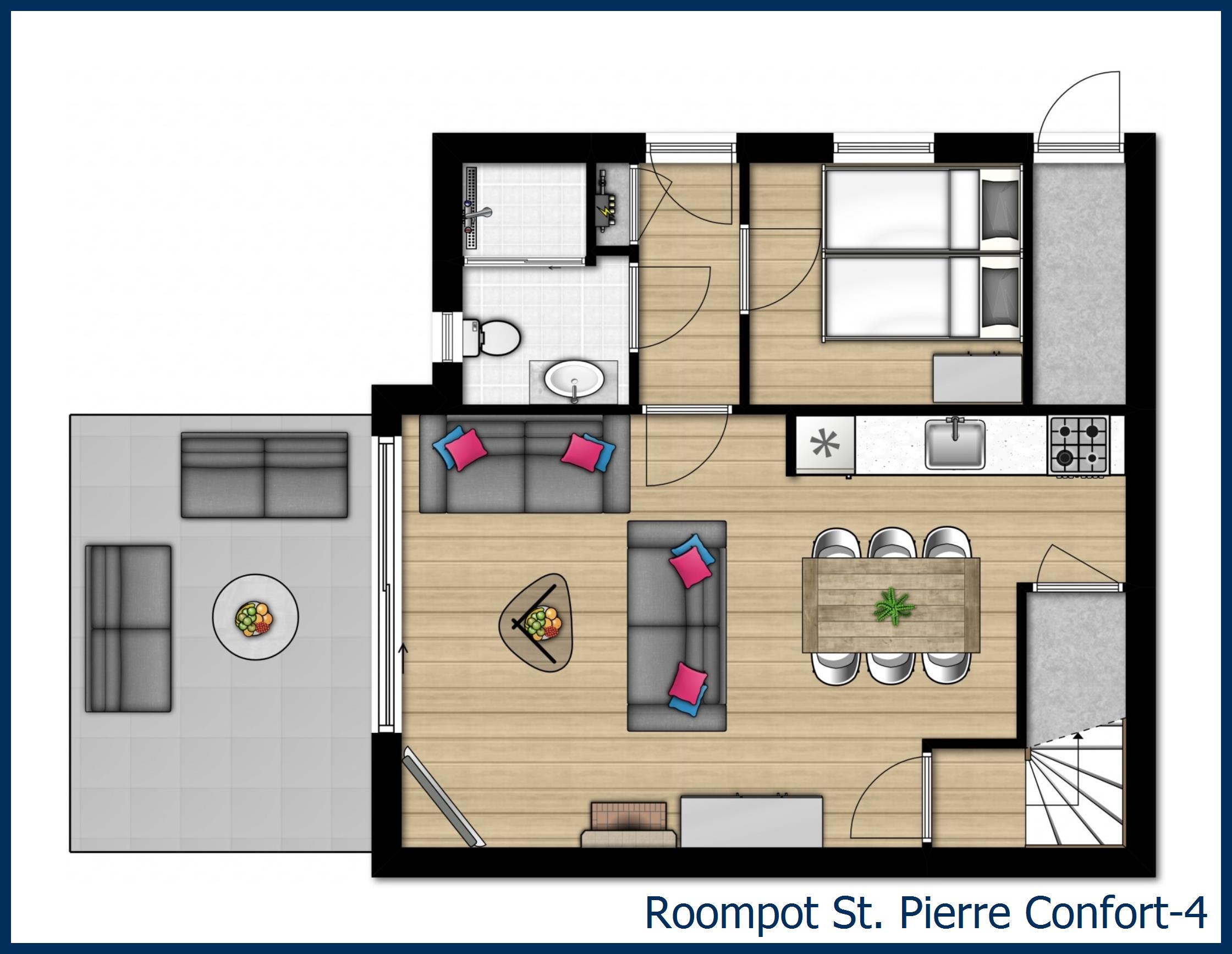 Bungalow Confort-4 à St. Pierre