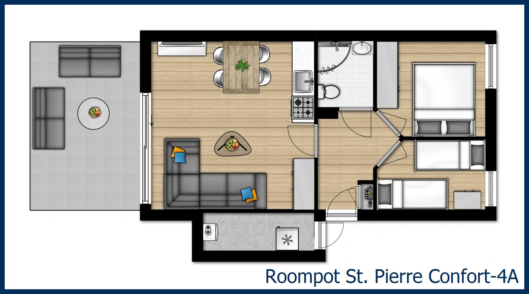 Bungalow Confort-4A à St. Pierre