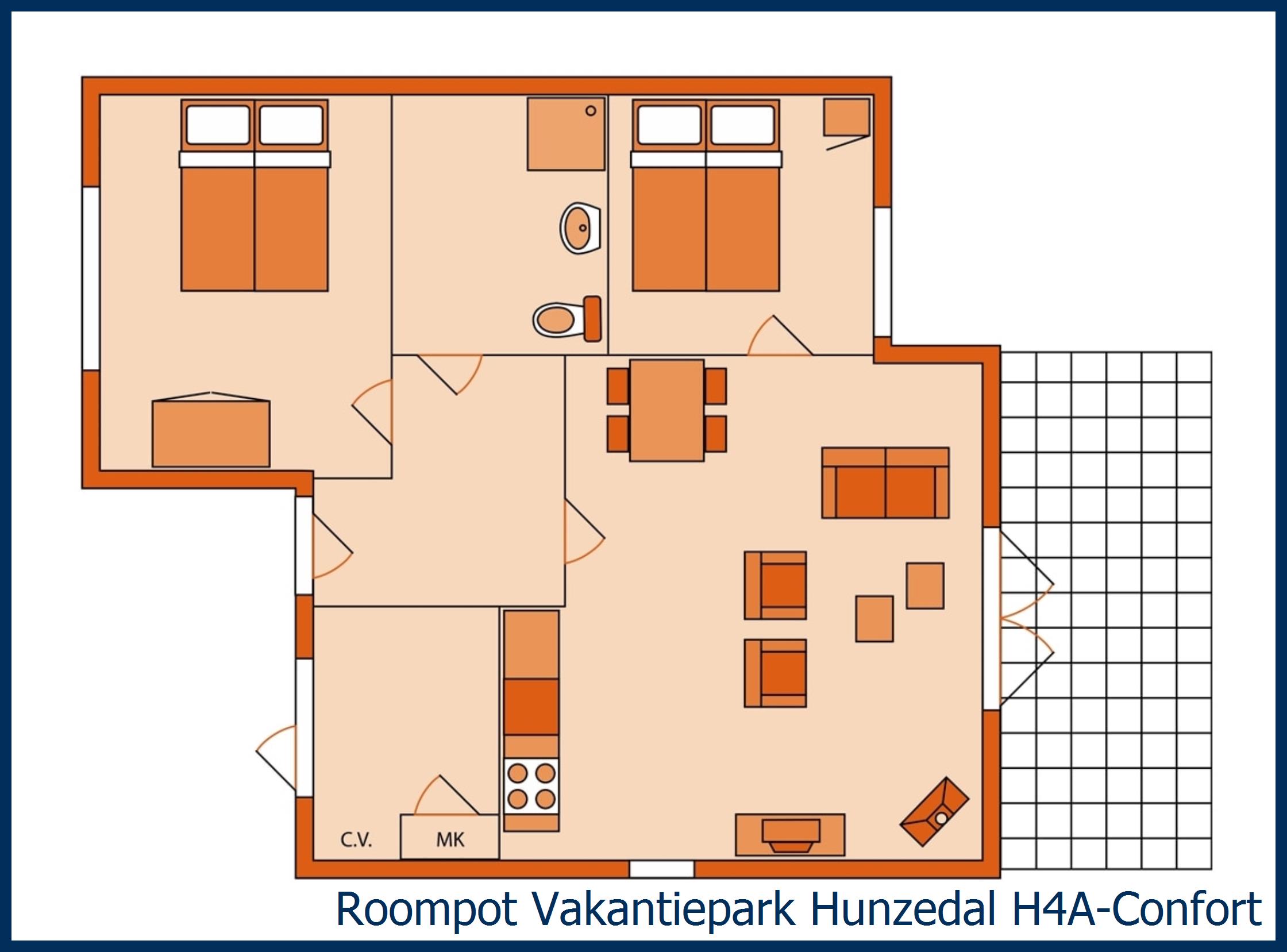 Bungalow H4A-Confort à Hunzedal