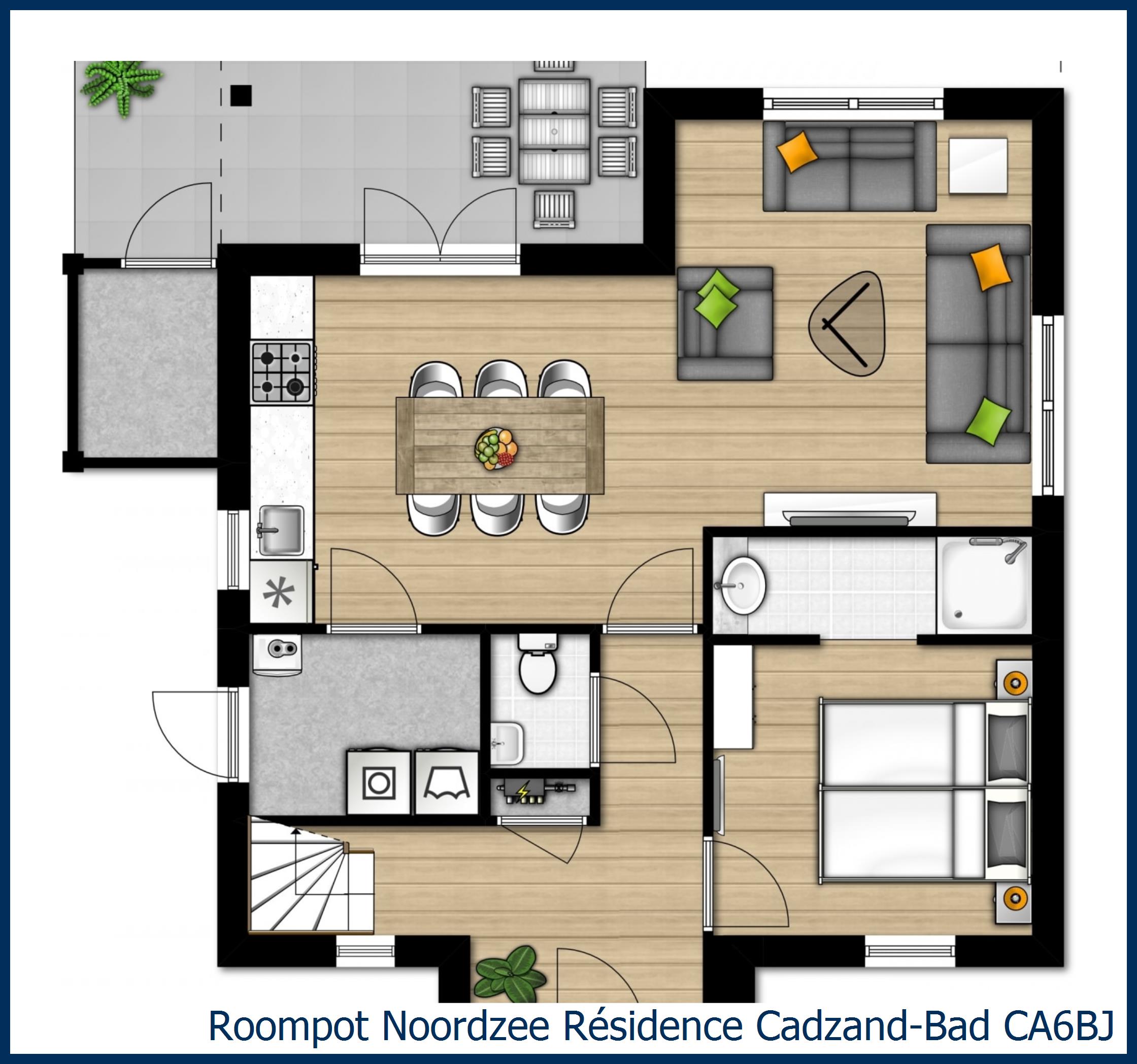 Villa CA6BJ in Noordzee Résidence Cadzand-Bad