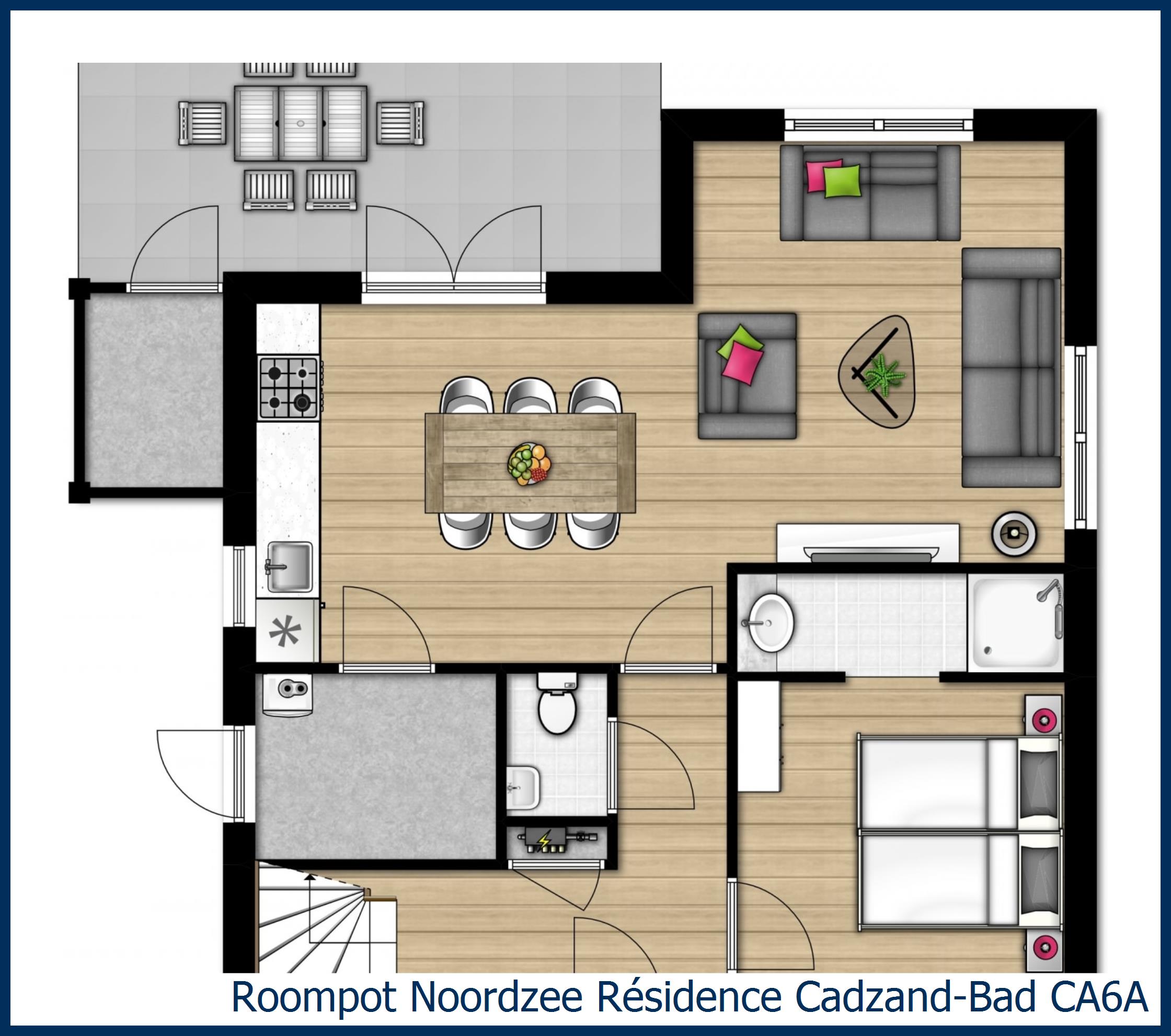 Villa CA6A à Noordzee Résidence Cadzand-Bad