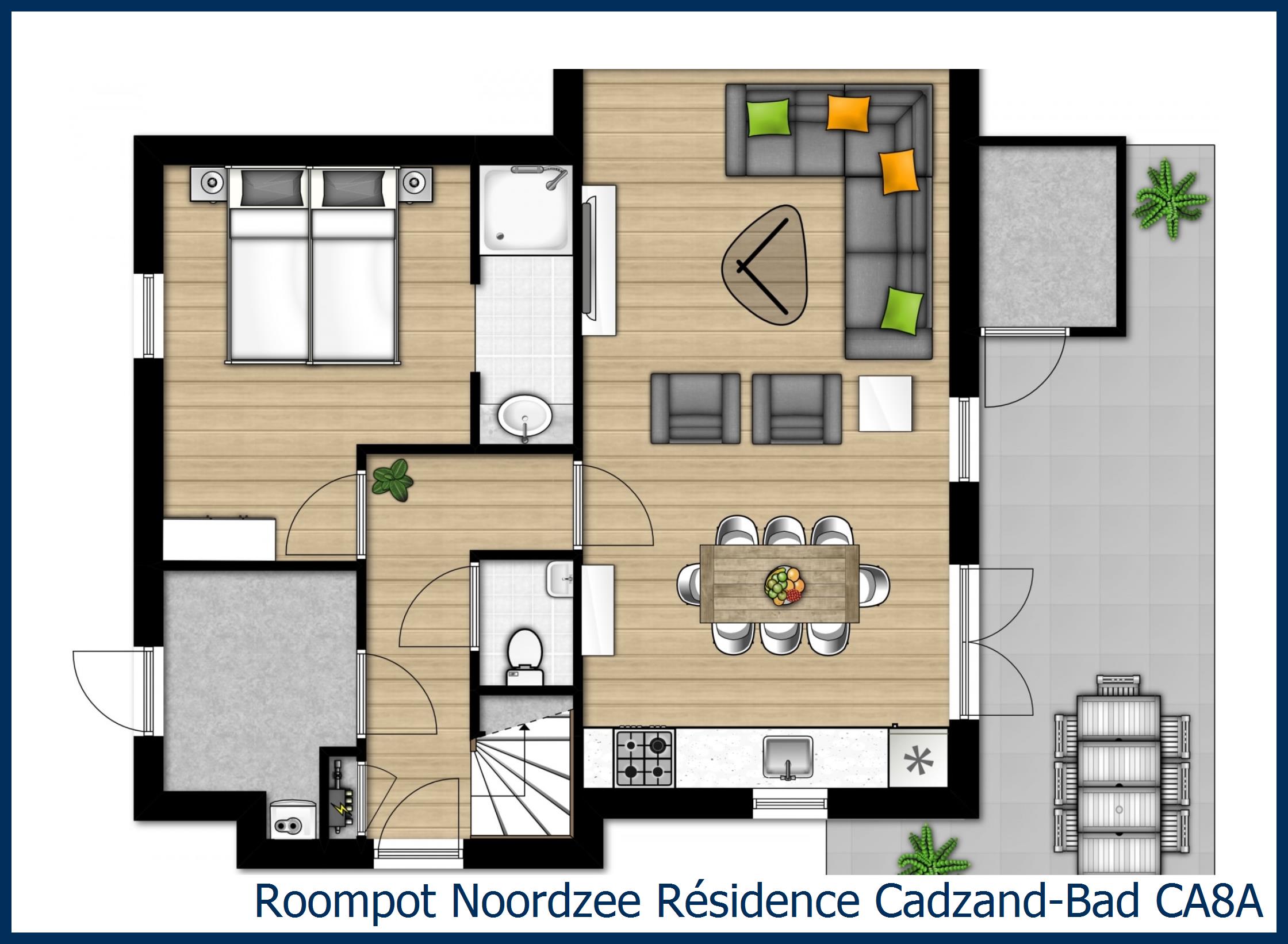 Villa CA8A à Noordzee Résidence Cadzand-Bad