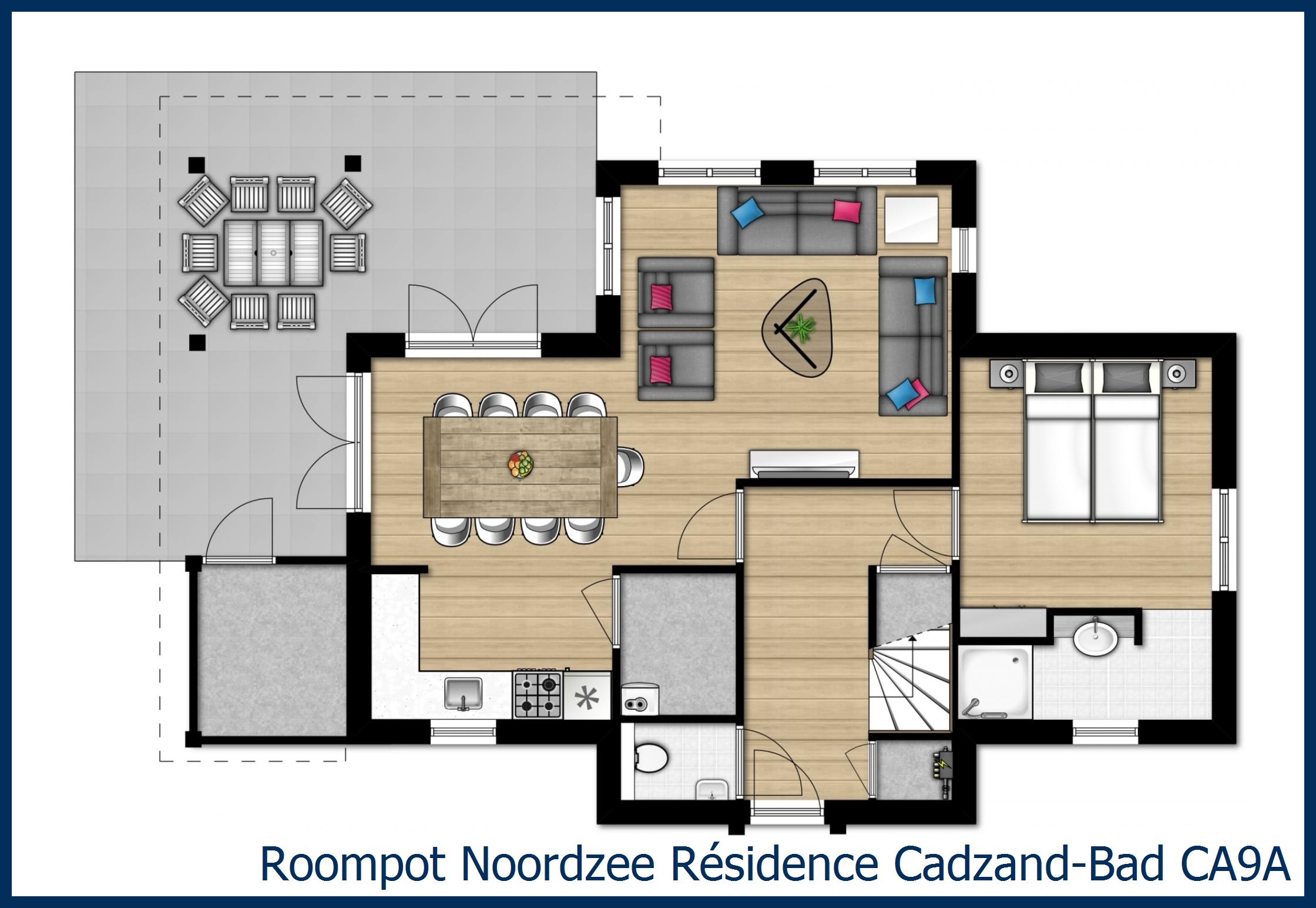 Villa CA9A à Noordzee Résidence Cadzand-Bad