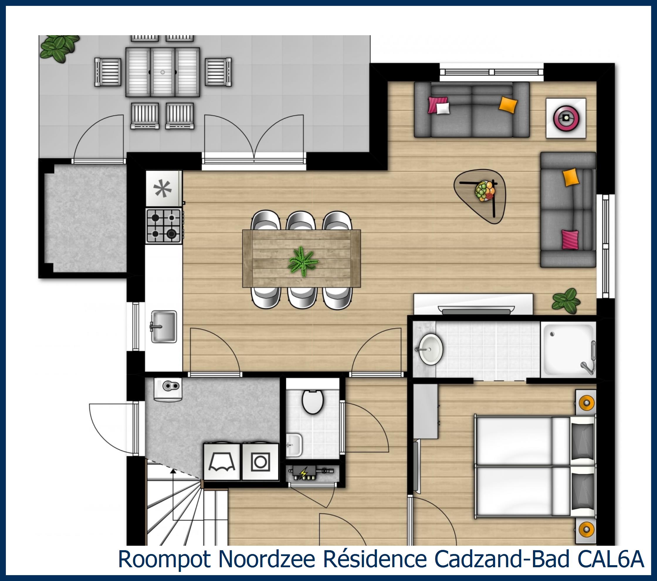 Villa CAL6A à Noordzee Résidence Cadzand-Bad