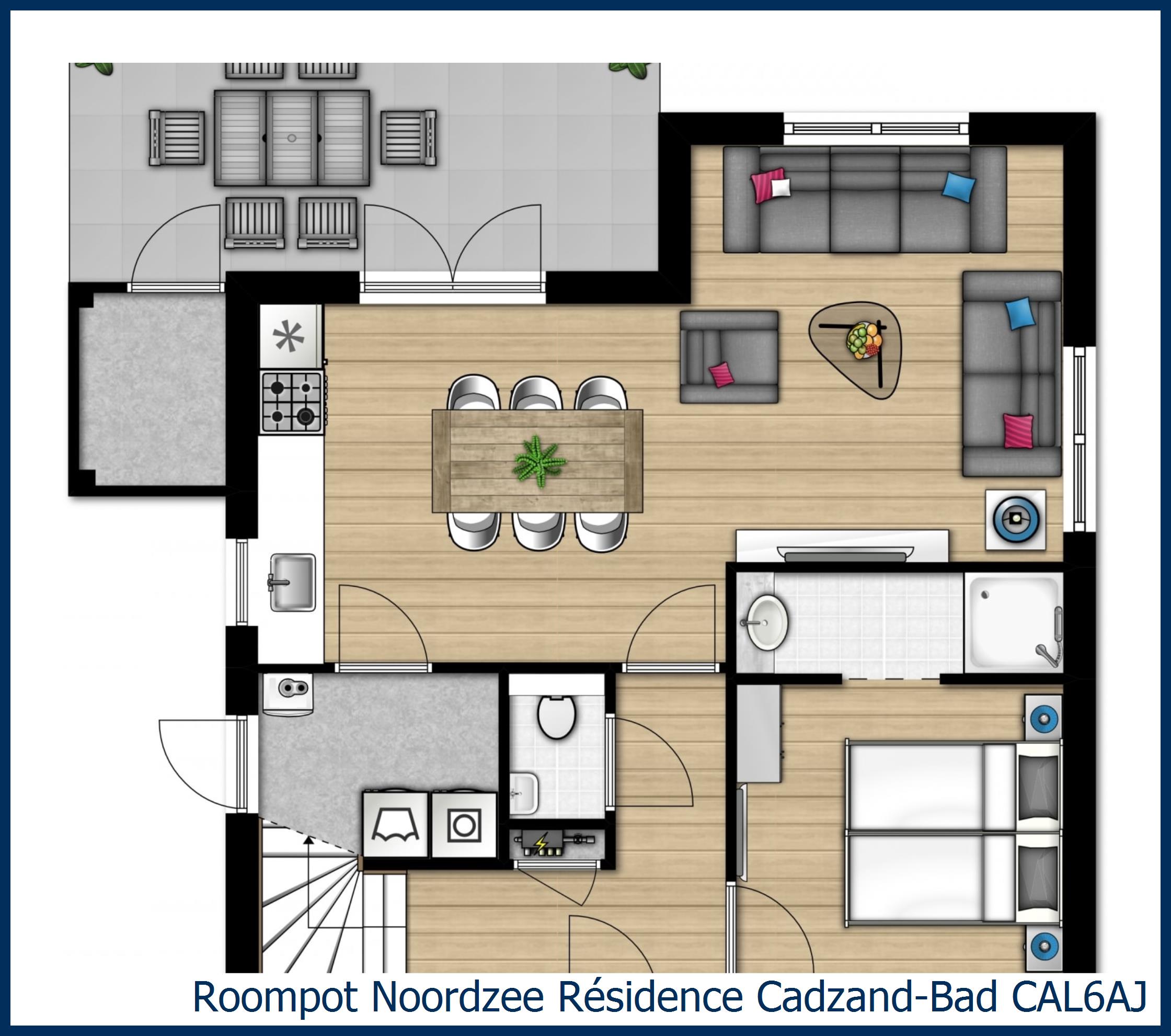 Villa CAL6AJ à Noordzee Résidence Cadzand-Bad