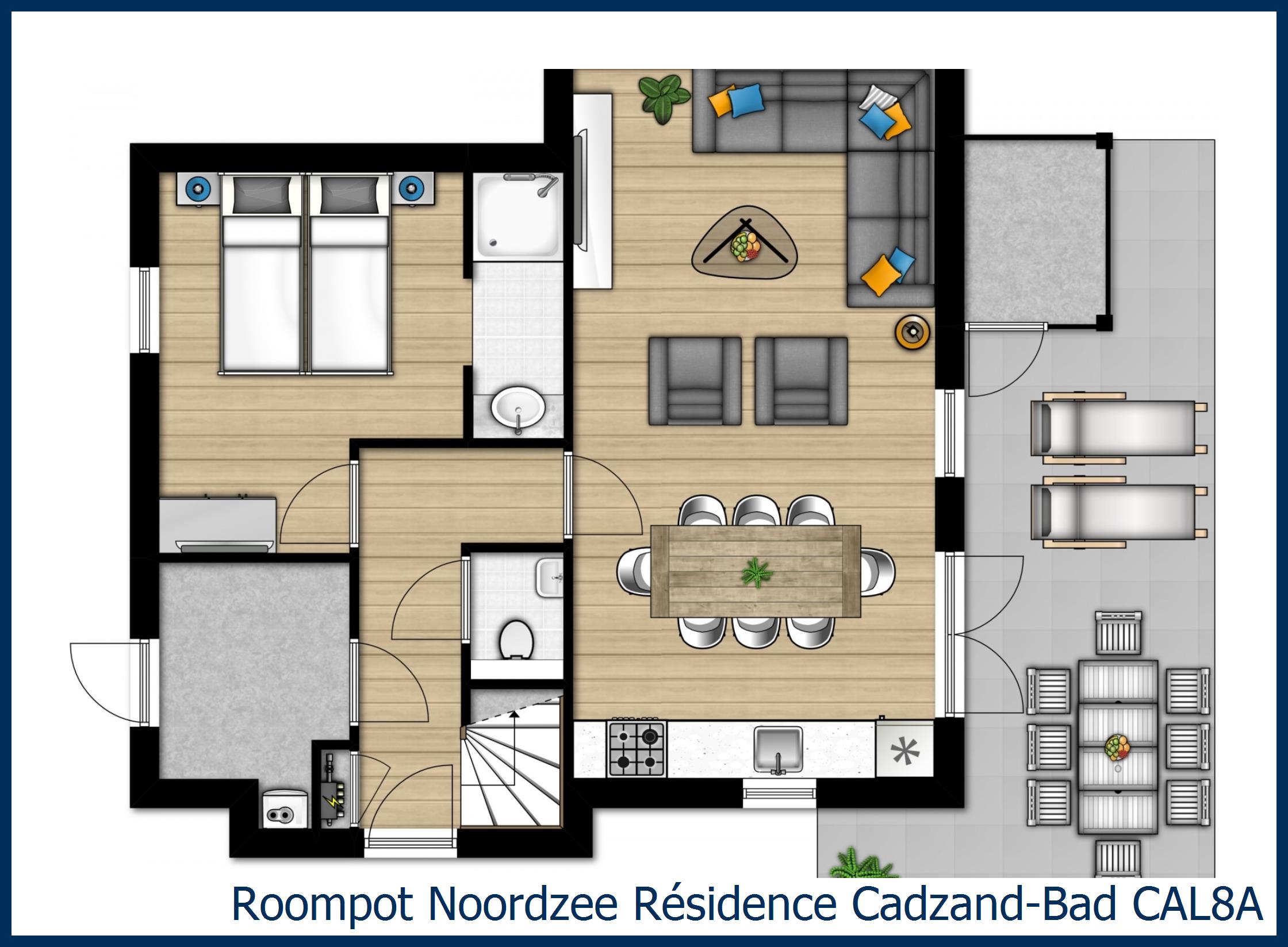 Villa CAL8A à Noordzee Résidence Cadzand-Bad