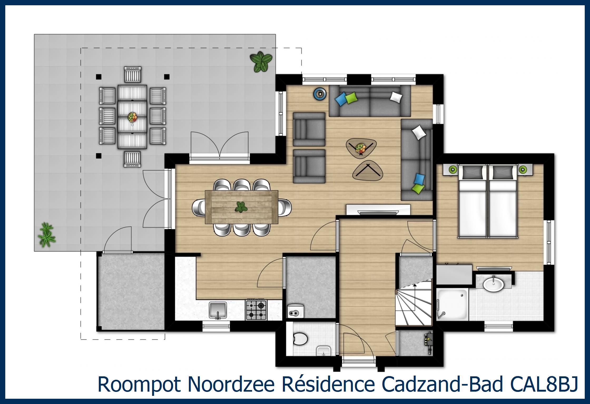 Villa CAL8BJ à Noordzee Résidence Cadzand-Bad