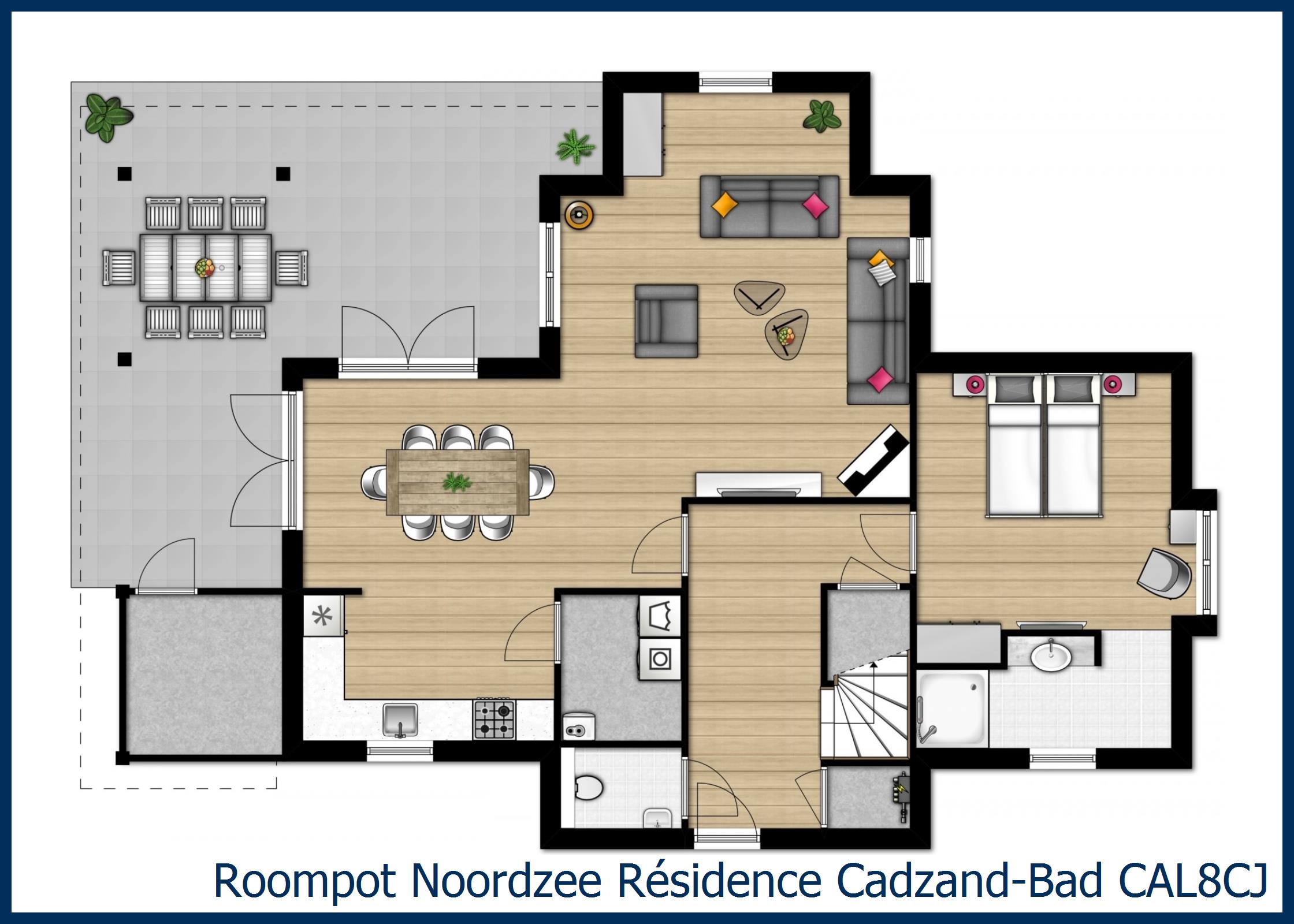 Villa CAL8CJ à Noordzee Résidence Cadzand-Bad