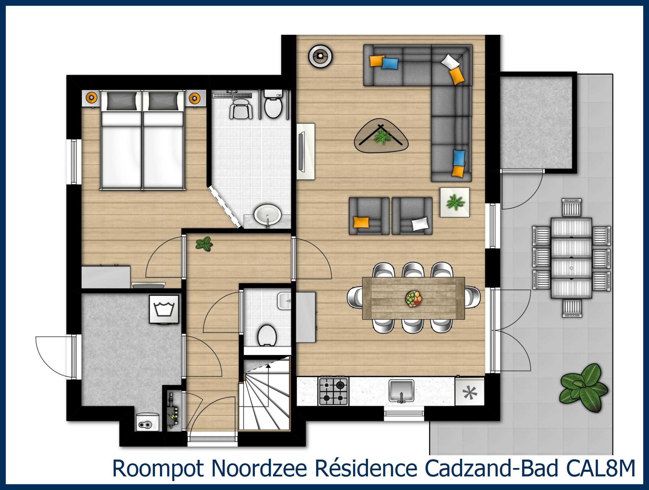 Villa CAL8M à Noordzee Résidence Cadzand-Bad