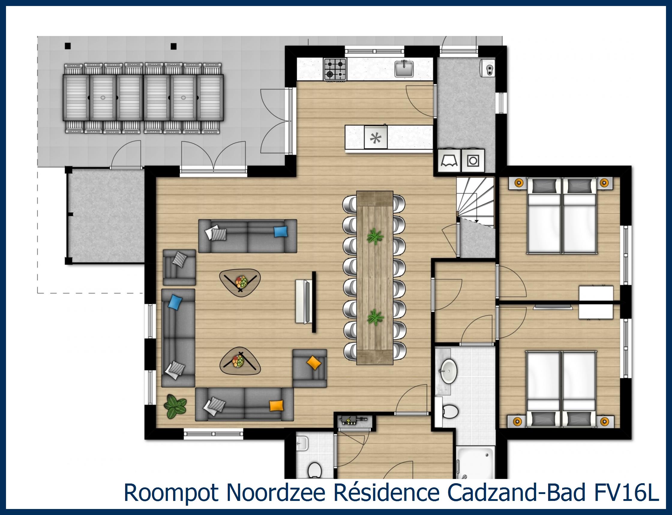 Villa FV16L à Noordzee Résidence Cadzand-Bad