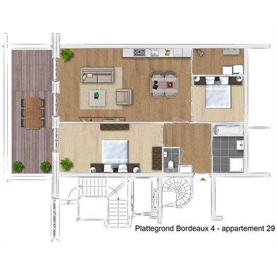  Bordeaux 4 in Résidence Wijngaerde