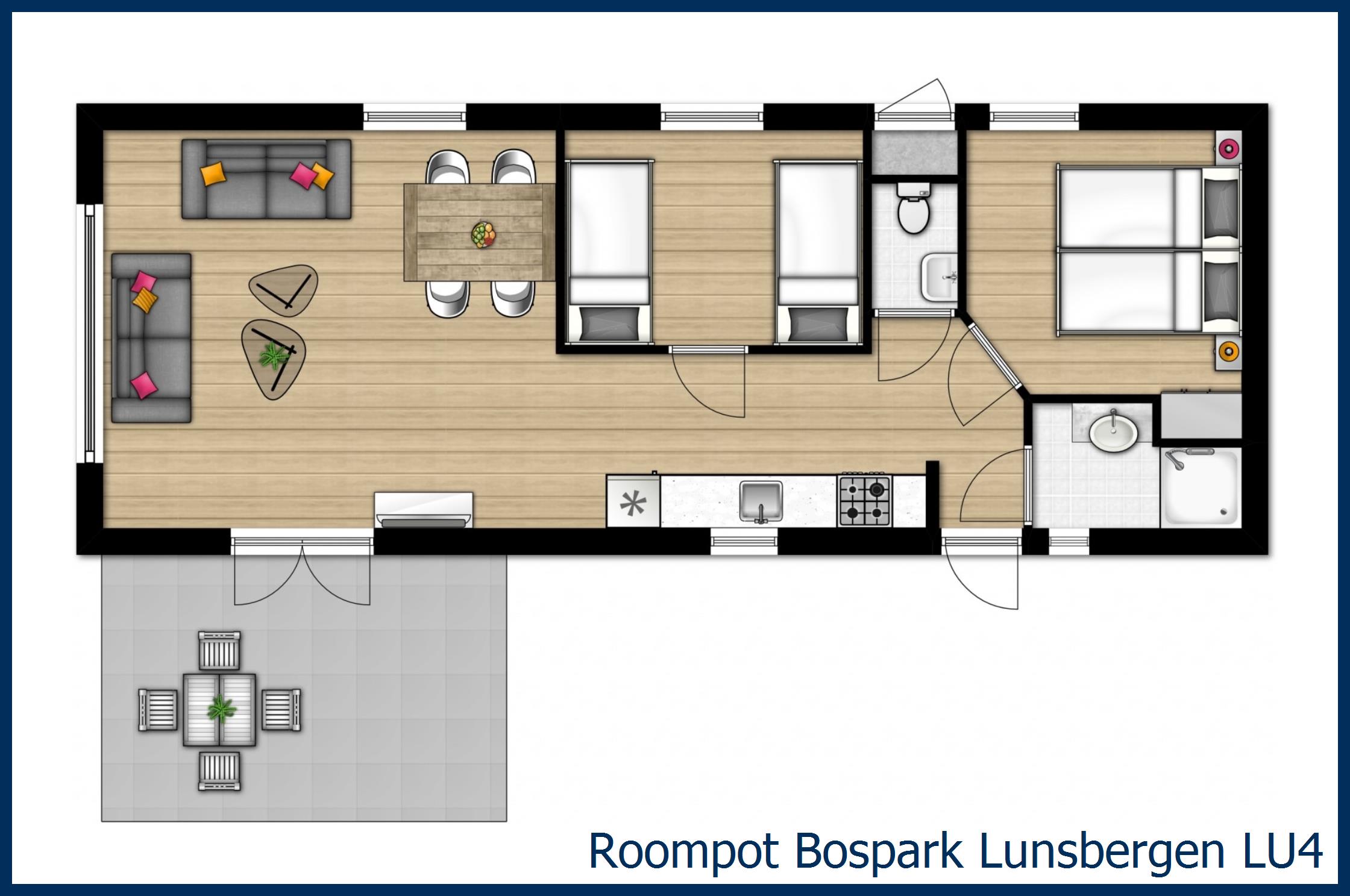 Chalet LU4 à Bospark Lunsbergen