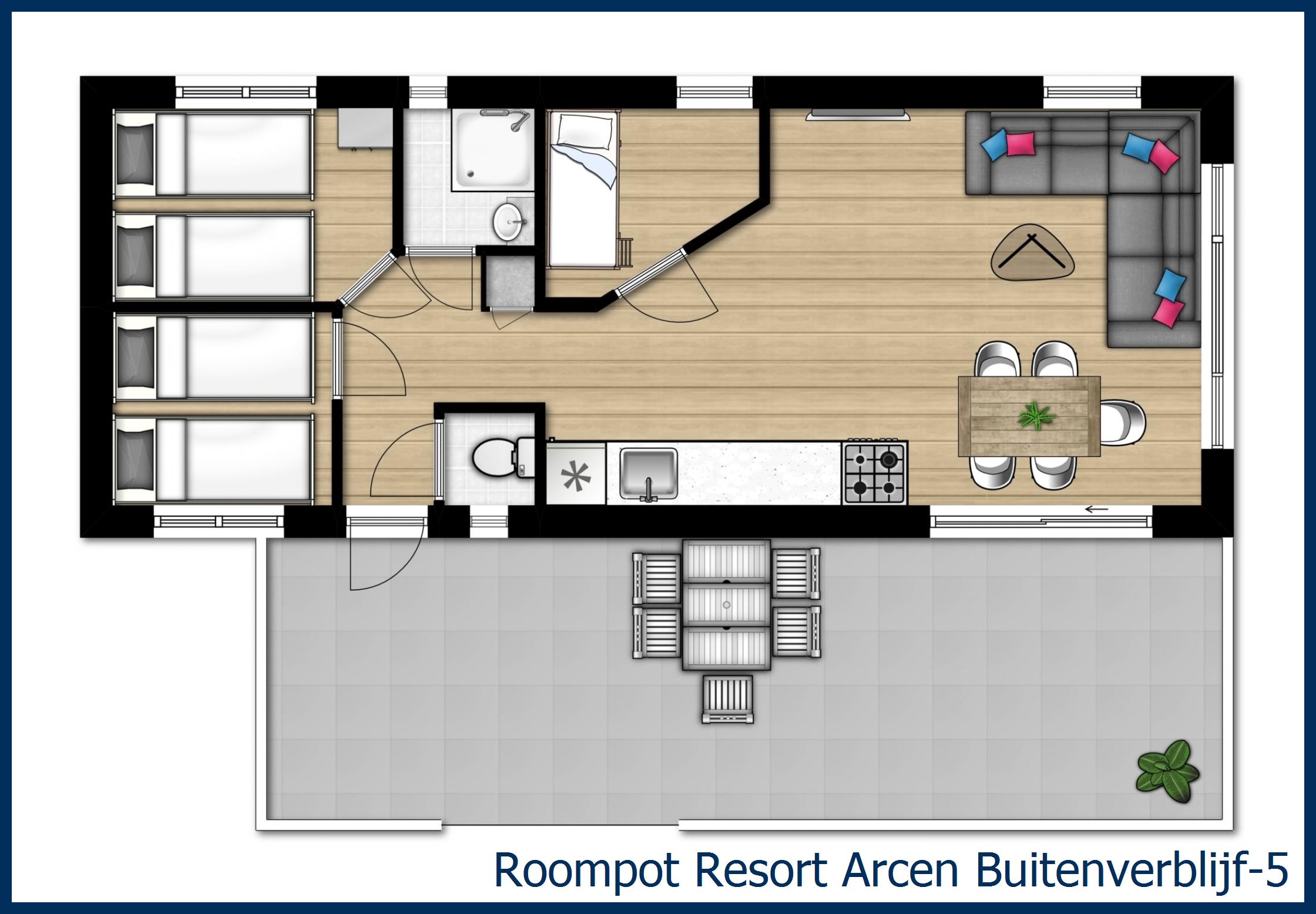 Chalet Buitenverblijf-5 à Resort Arcen