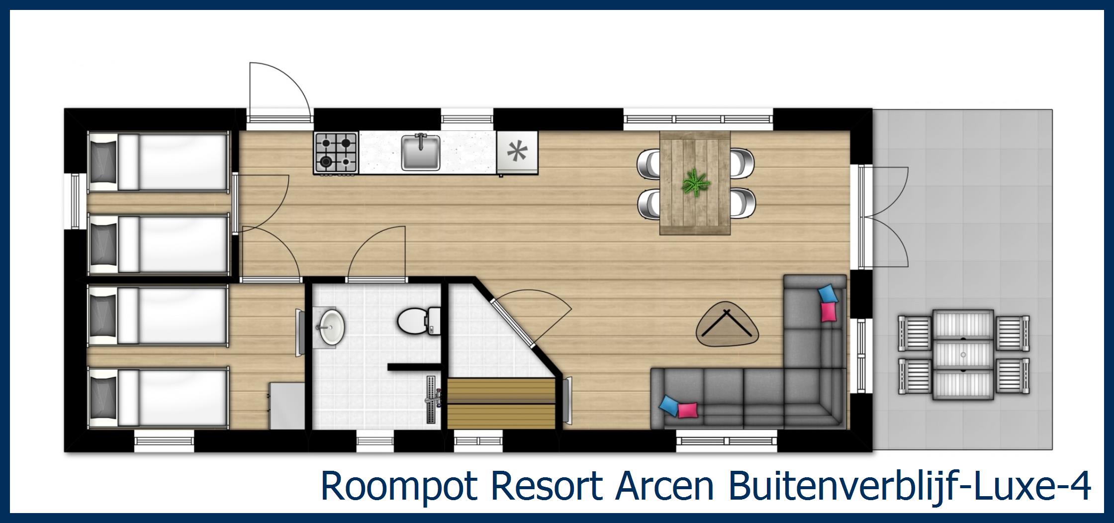 Chalet Buitenverblijf-Luxe-4 à Resort Arcen