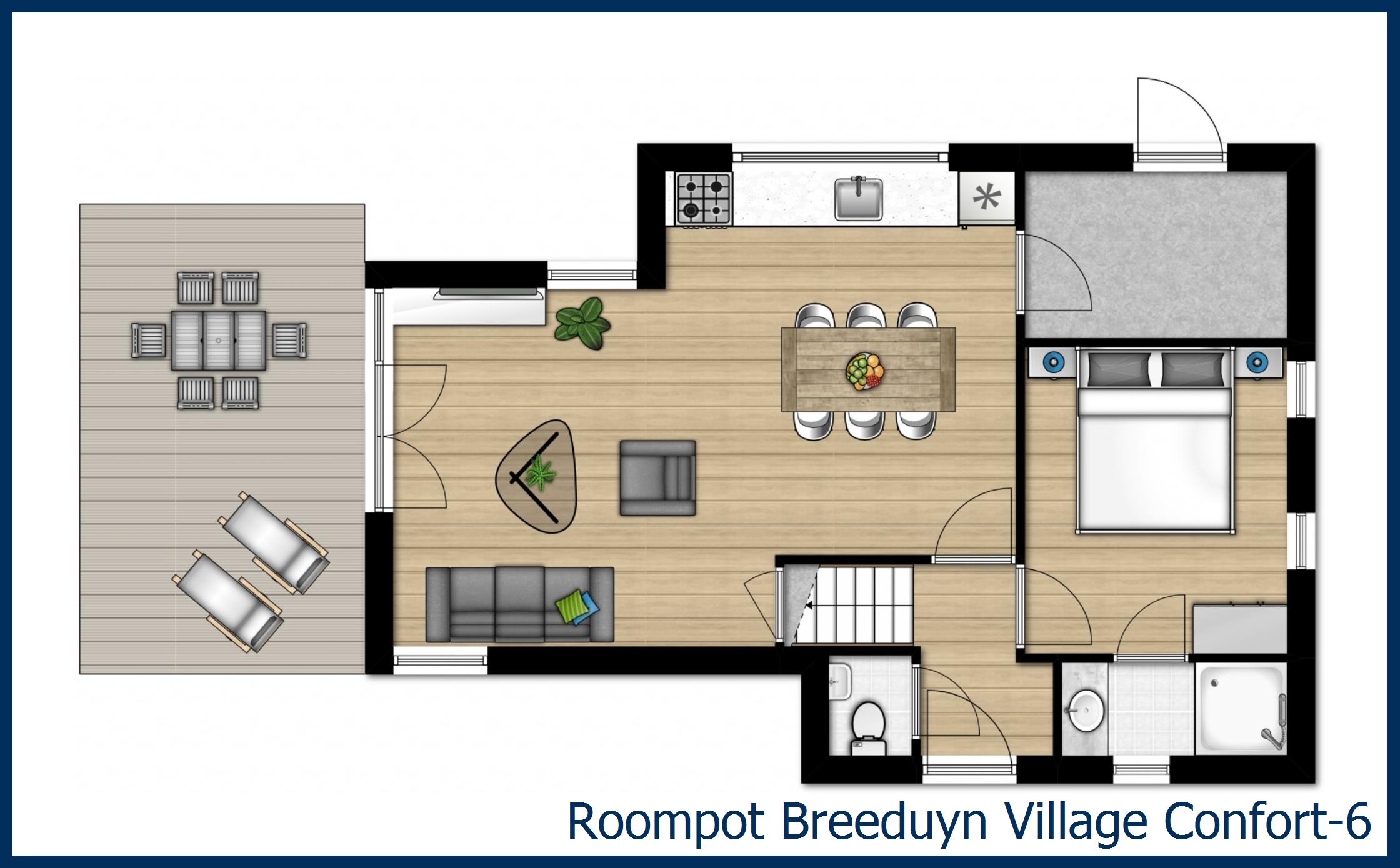 Bungalow Confort-6 à Breeduyn Village