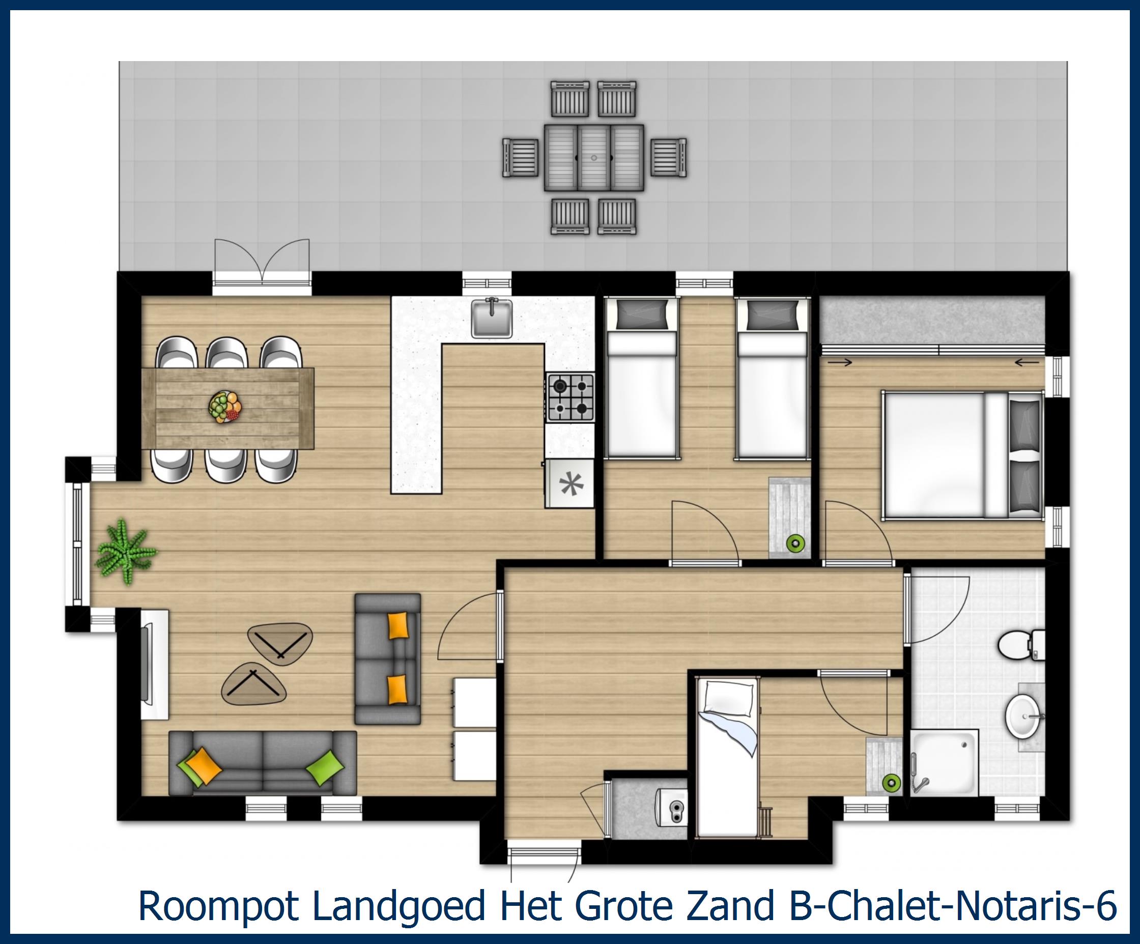 Chalet B--Notaris-6 à Het Grote Zand