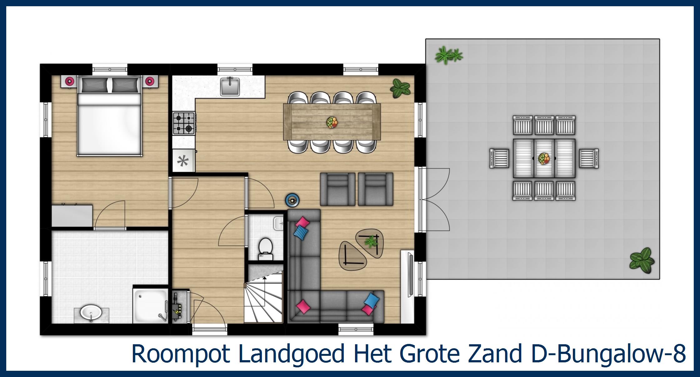 Bungalow D--8 à Het Grote Zand