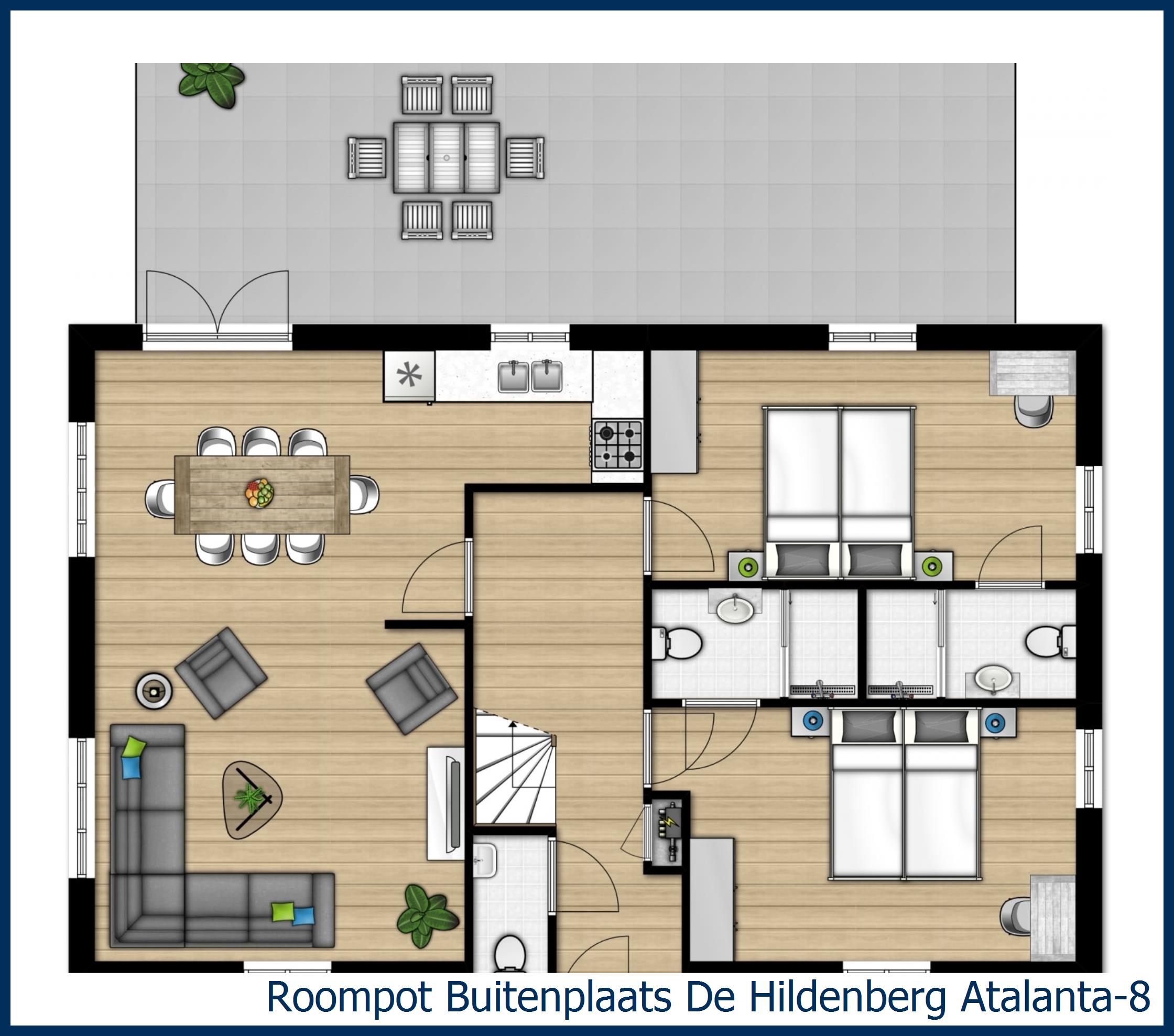 Bungalow Atalanta-8 à De Hildenberg