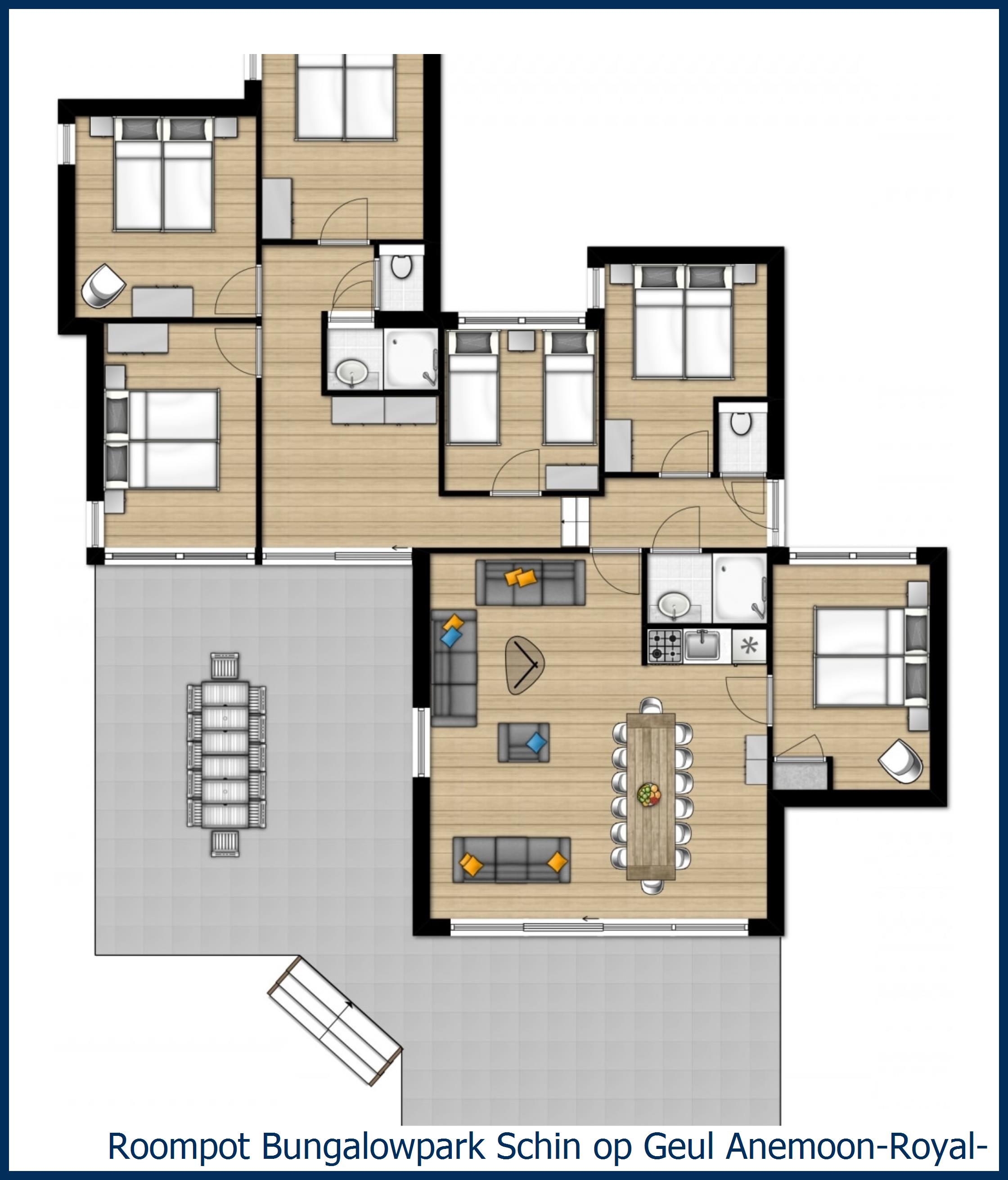 Bungalow Anemoon-Royal-12 in Schin op Geul