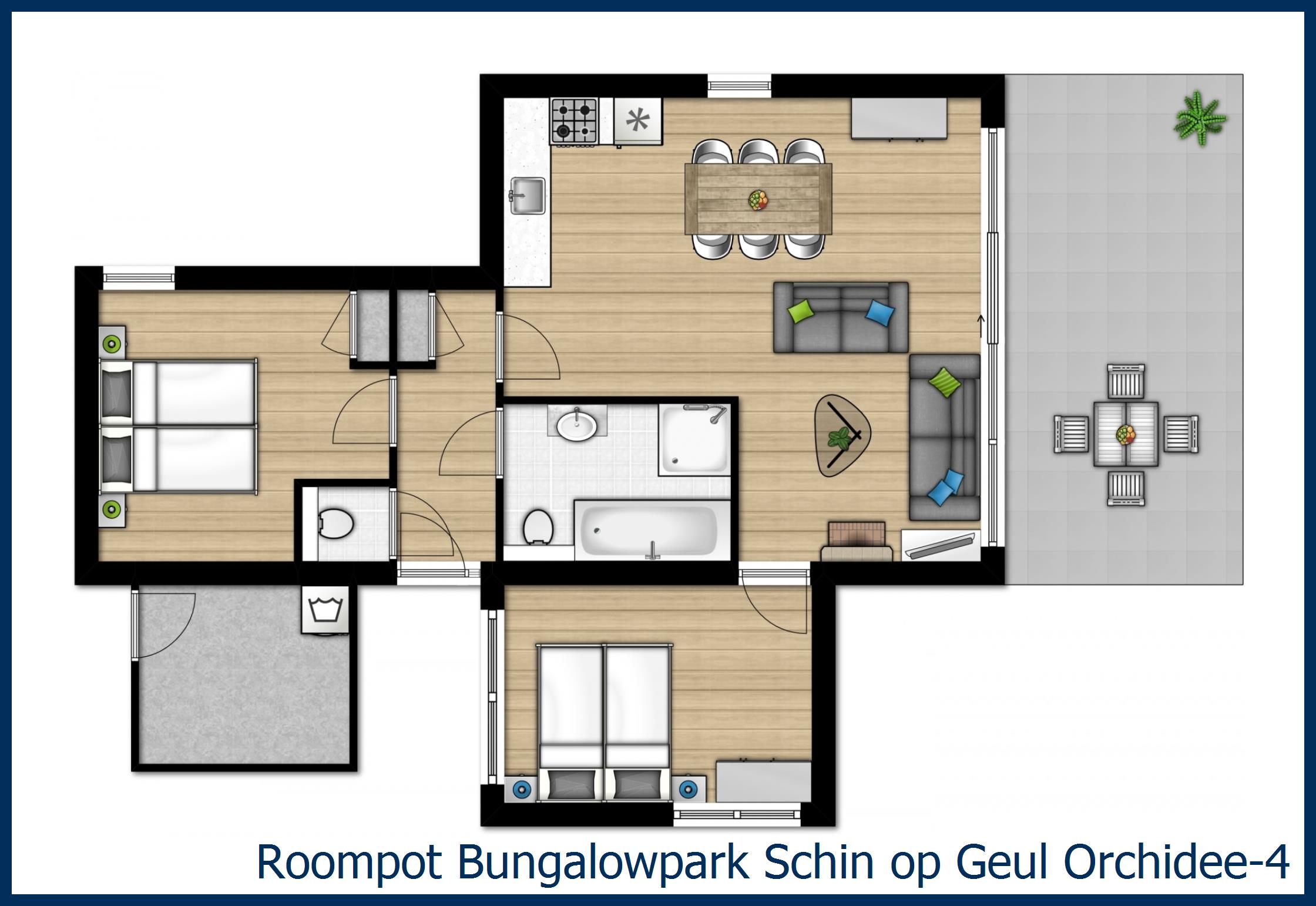 Bungalow Orchidee-4 à Schin op Geul