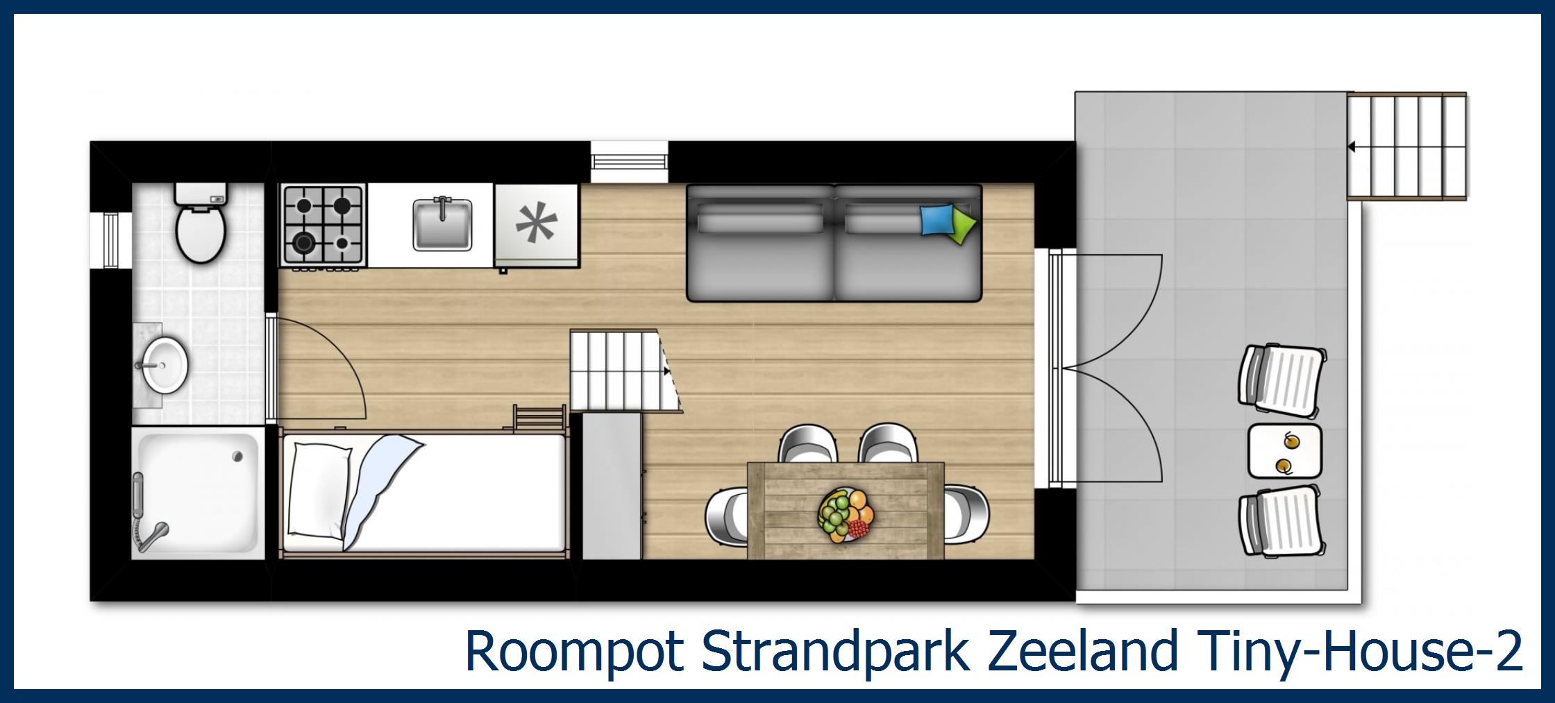Chalet Tiny-House-2 à Strandpark Zeeland