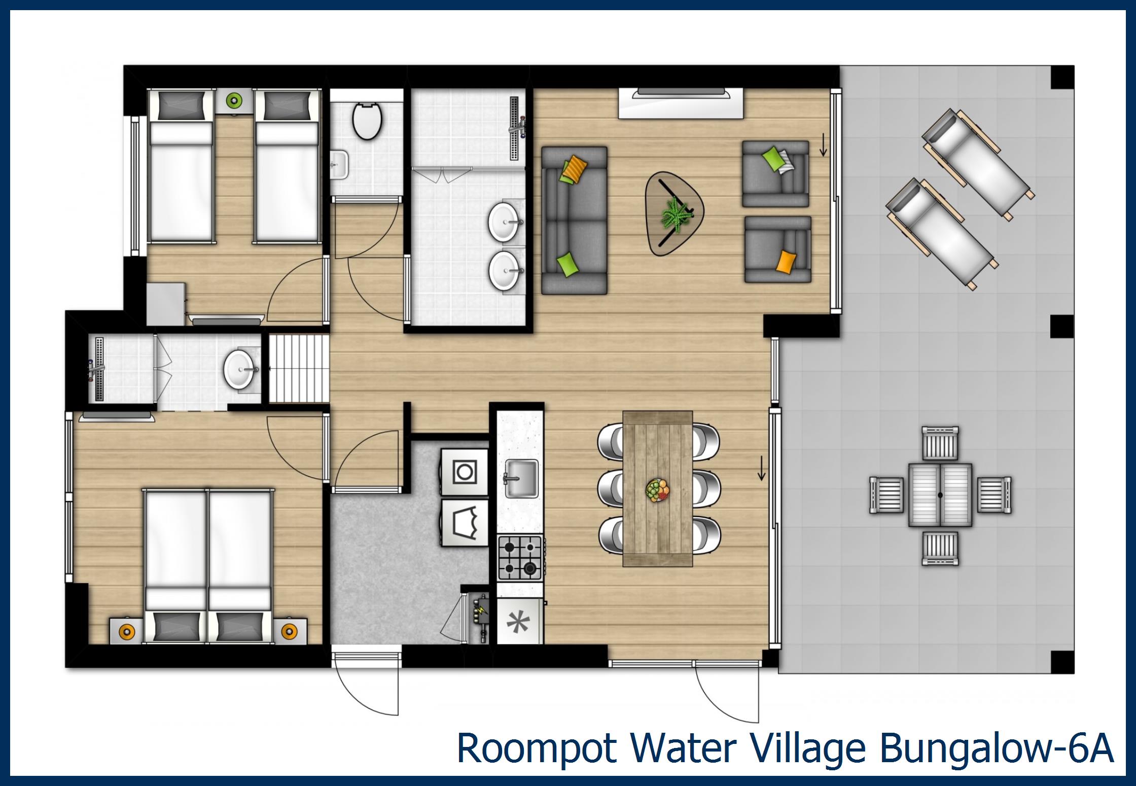 Bungalow 6A in Water Village