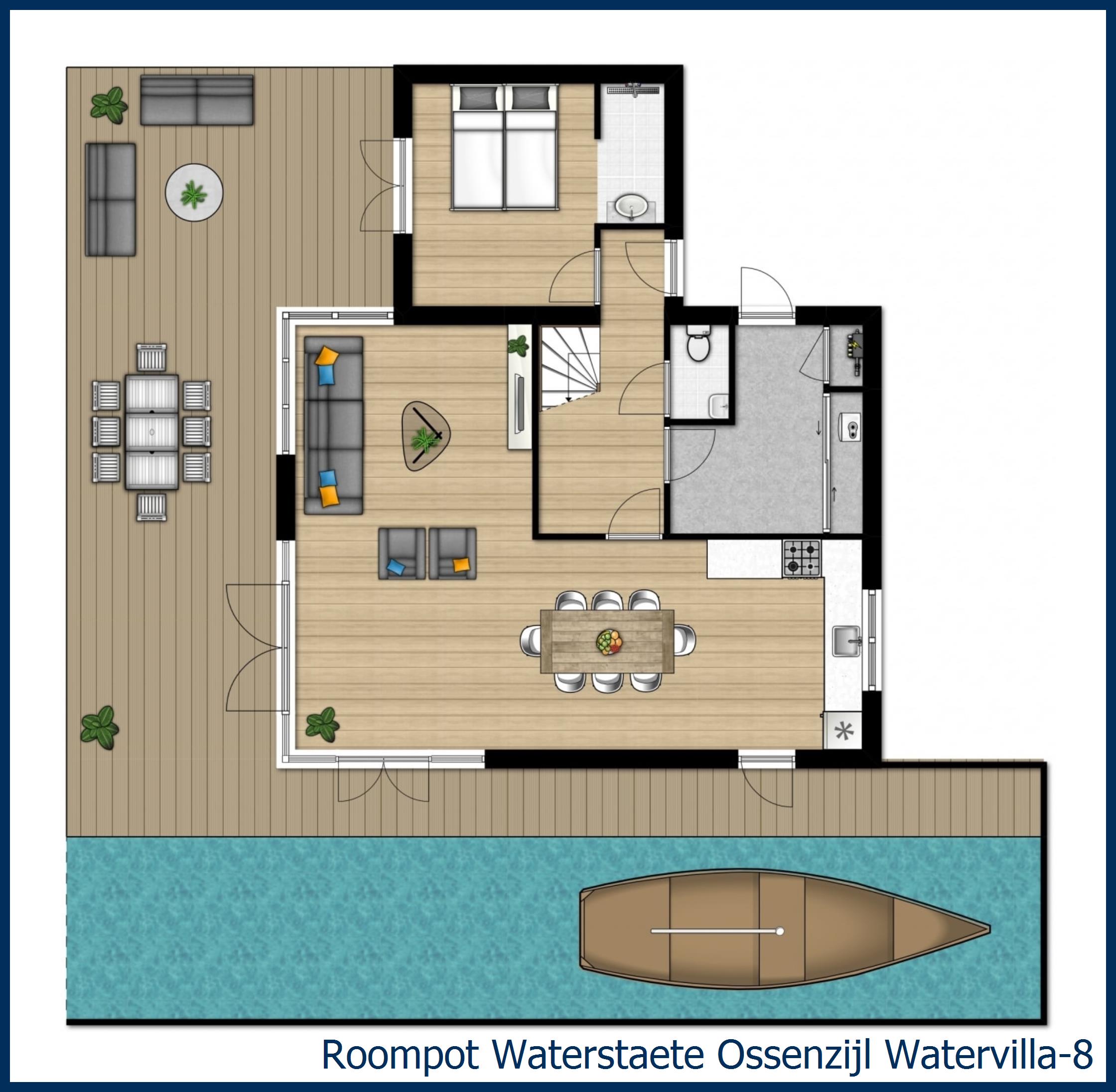 Villa Watervilla-8 à Waterstaete