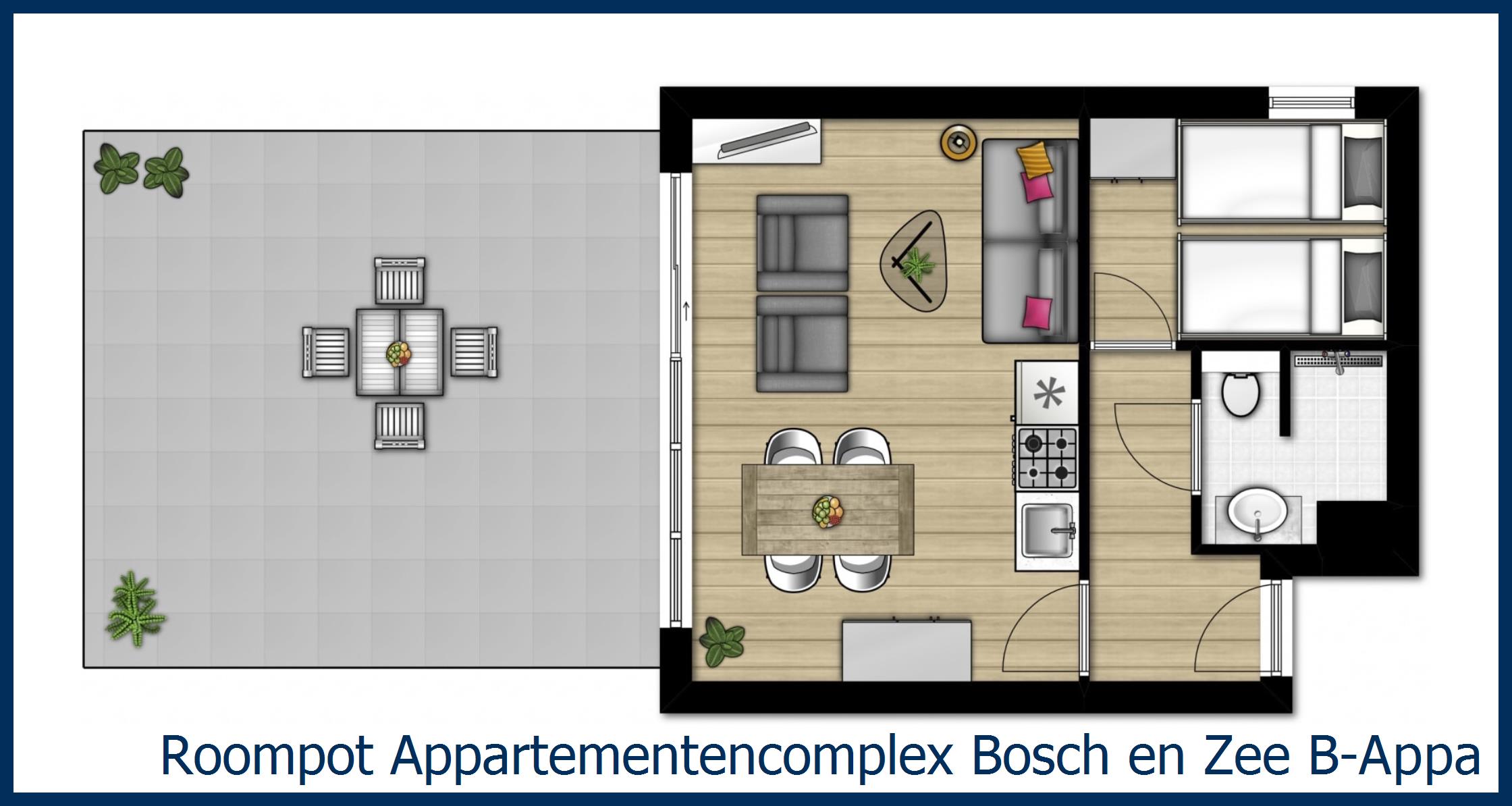 Appartement B--Komfort-4 in Bosch en Zee