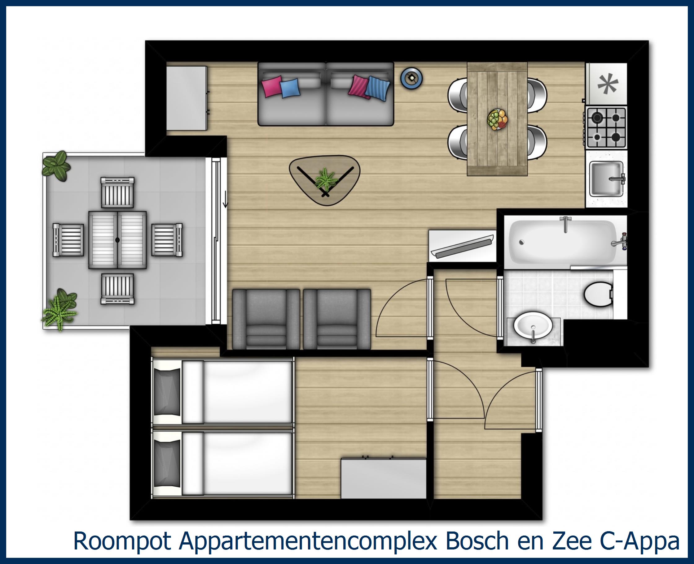 Appartement C--Komfort-4 in Bosch en Zee