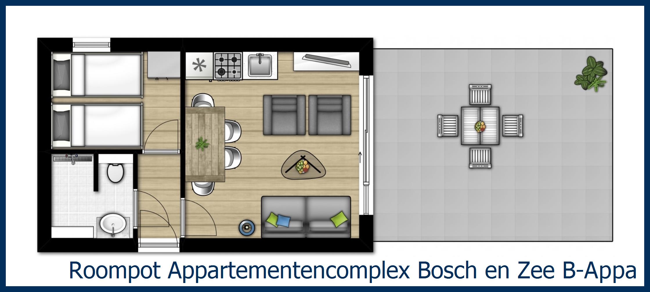 Appartement B--4 à Bosch en Zee