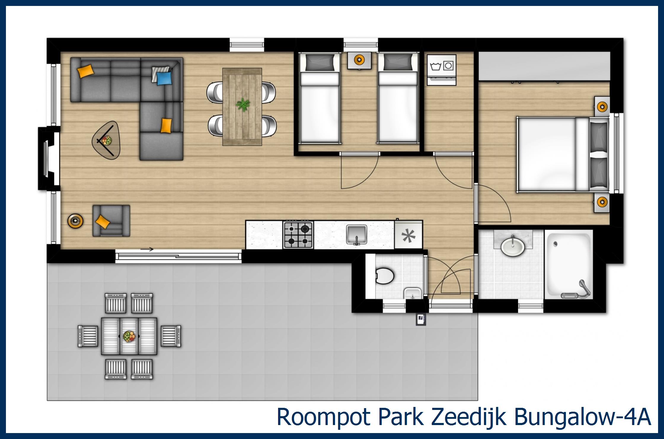 Bungalow 4A in Park Zeedijk