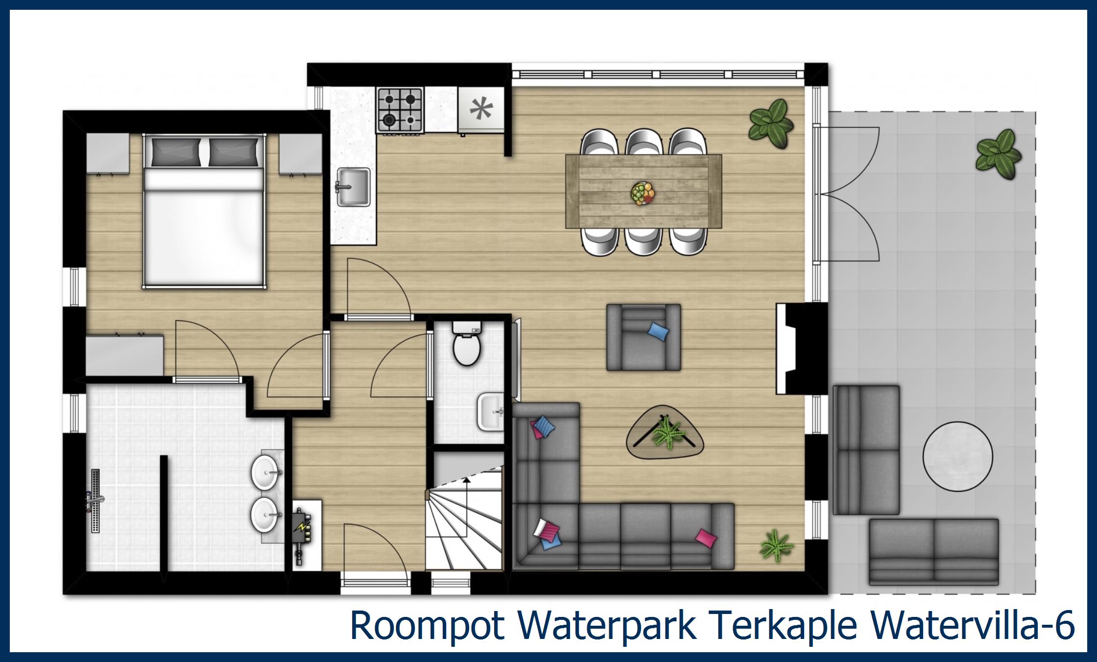 Villa Watervilla-6 à Terkaple