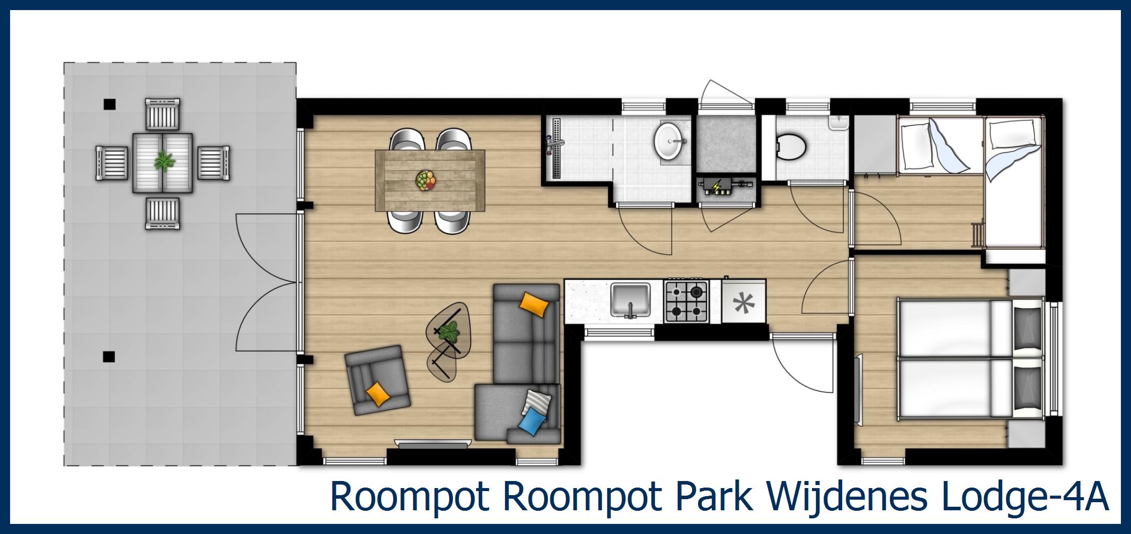 Pavillon Lodge-4A à Park Wijdenes