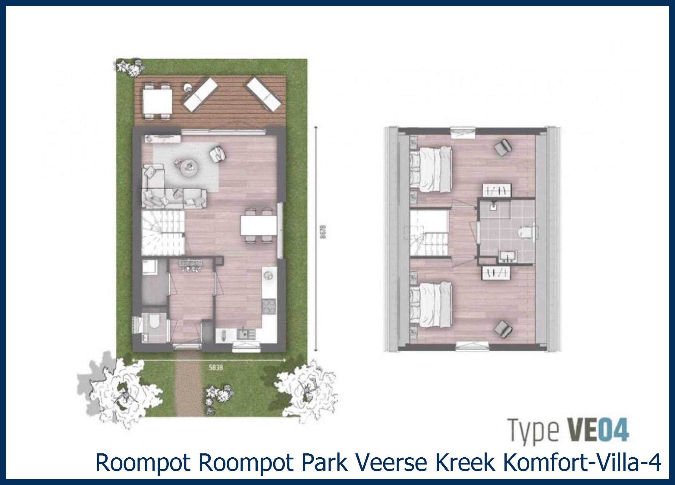 Villa Komfort-Villa-4 in Park Veerse Kreek